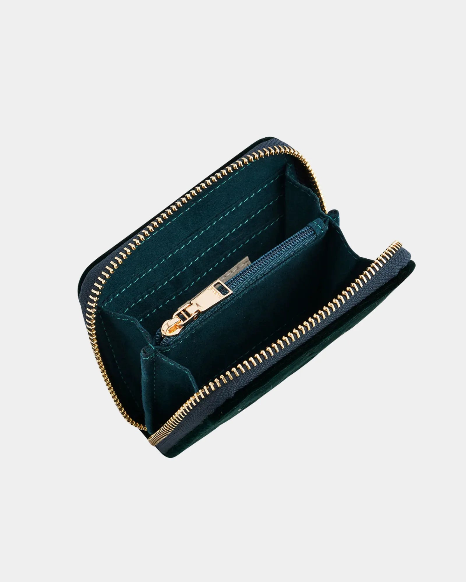 Green Fawn Embroidered Purse Small