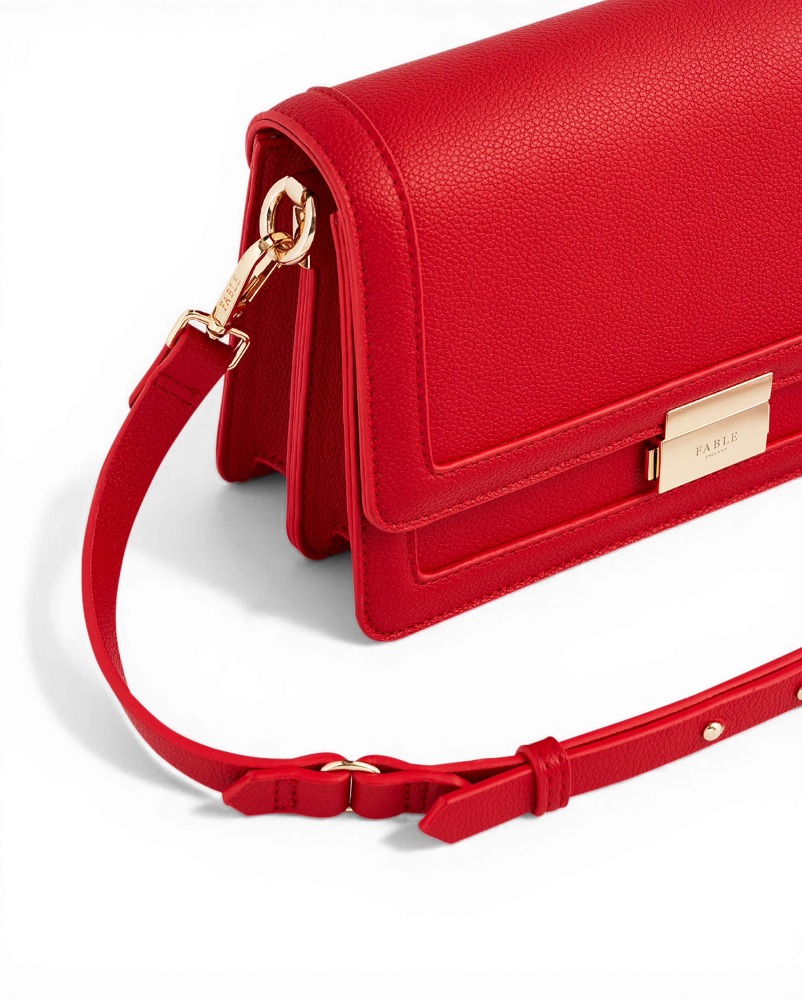 Kate Foldover Bag - Red