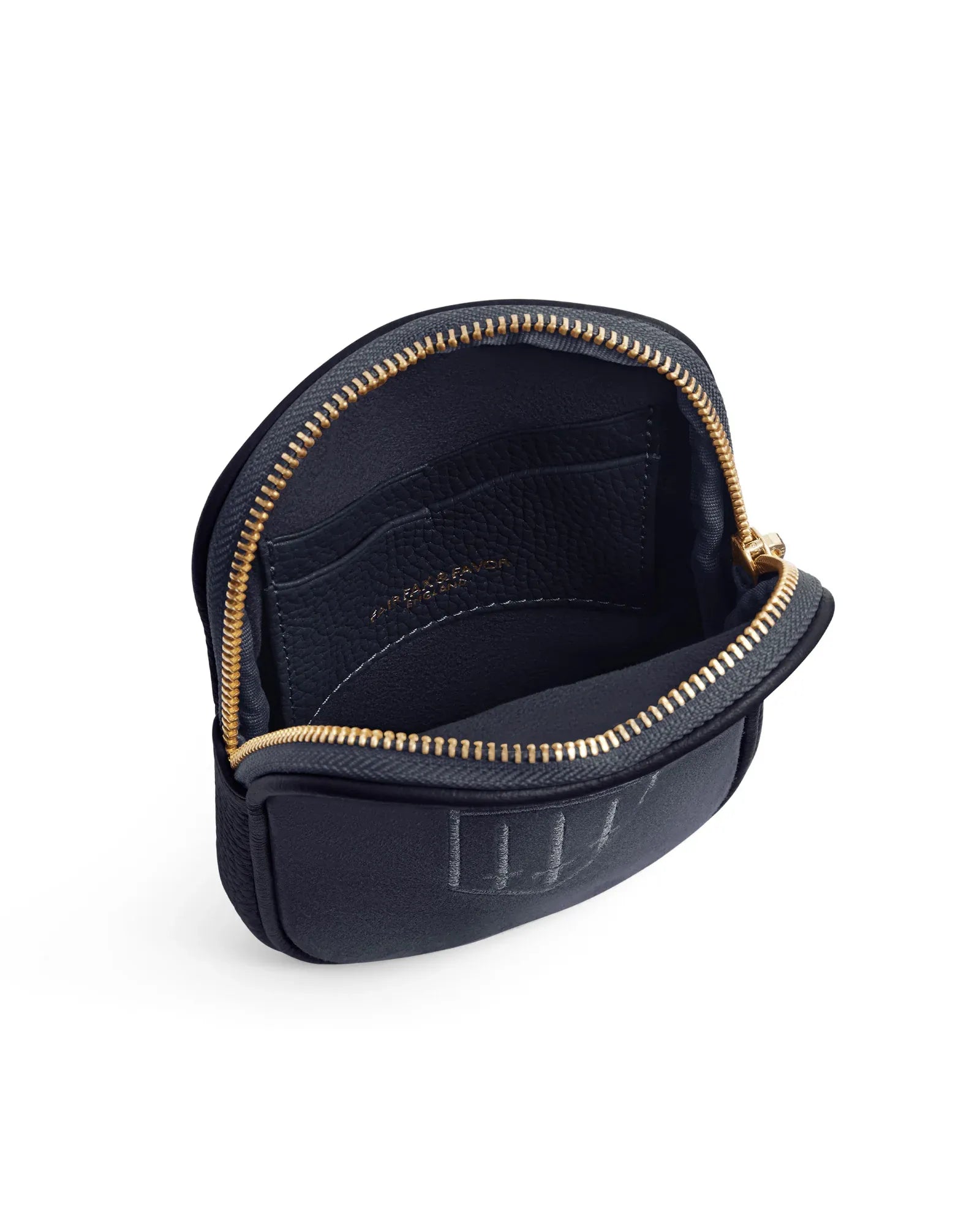 Mini Finsbury Cross Body Bag - Navy Suede