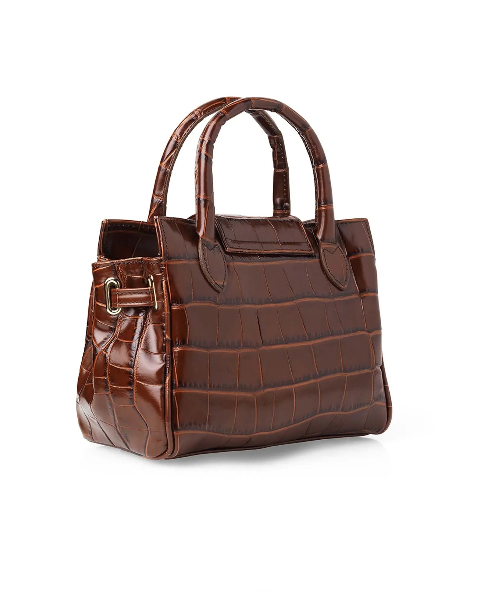 The Mini Windsor Handbag in Conker Leather