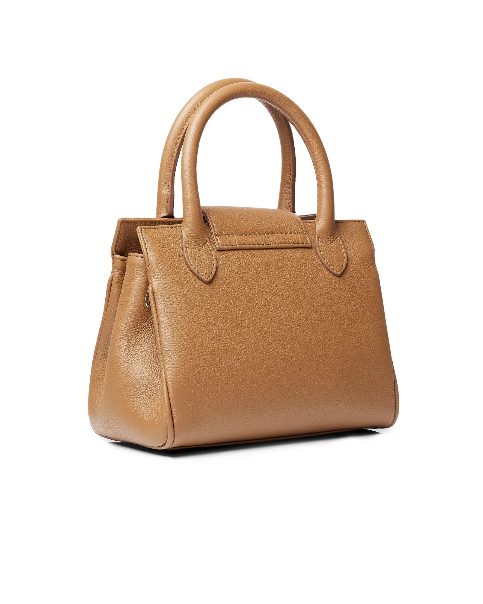 The Mini Windsor Handbag in Pebbled Tan Leather