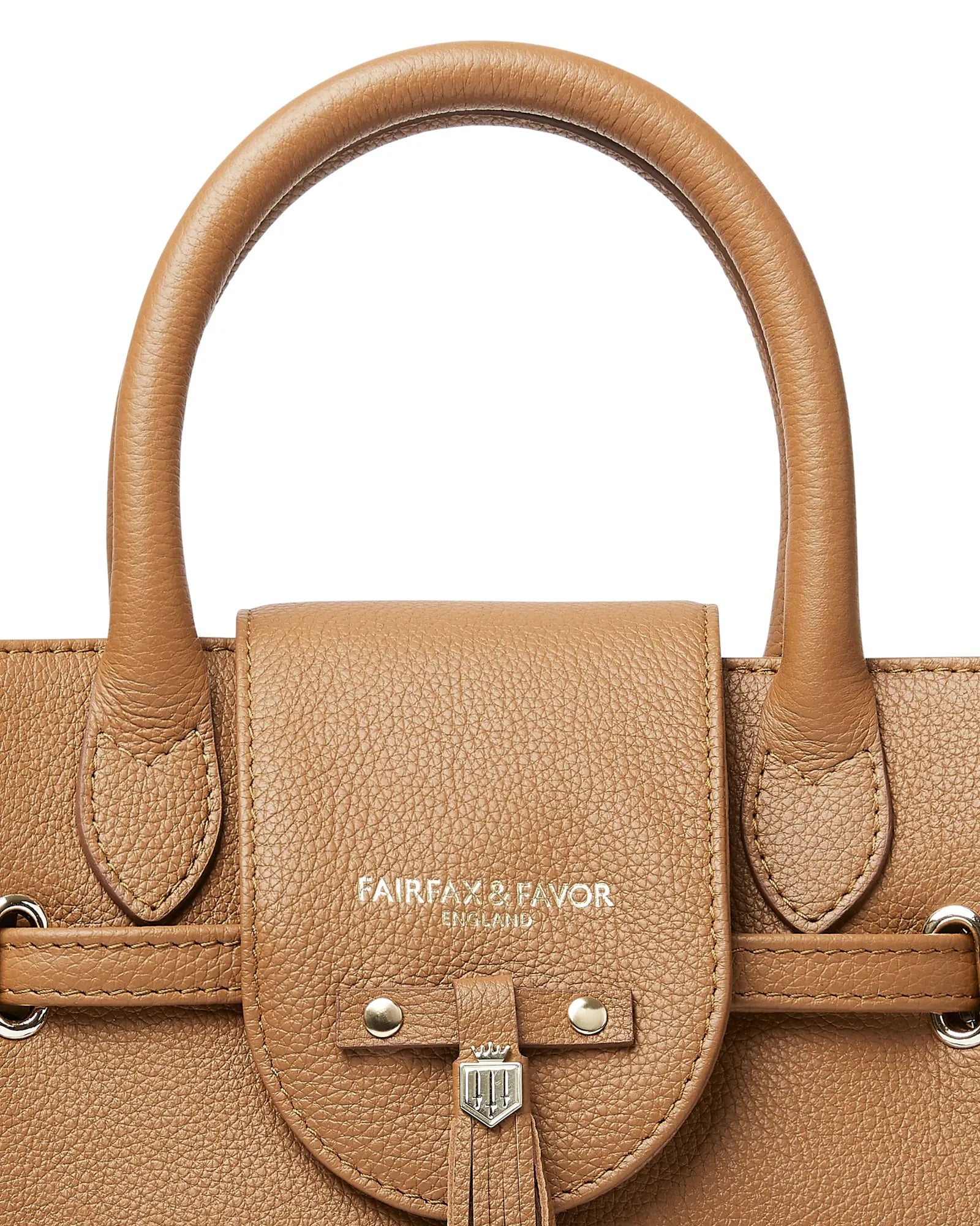 The Mini Windsor Handbag in Pebbled Tan Leather