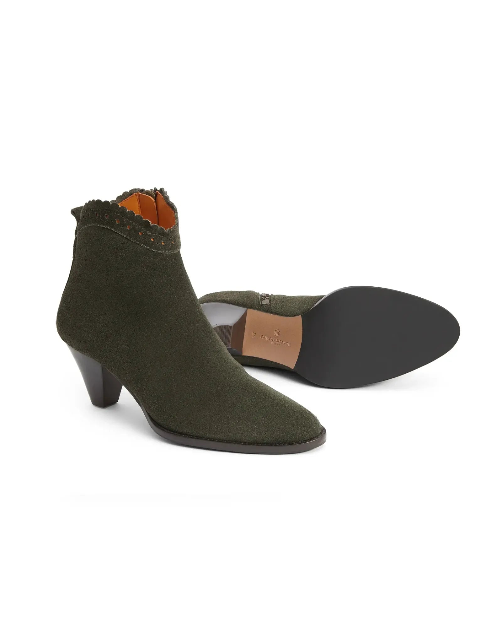 Regina Moss Green Ankle Boot