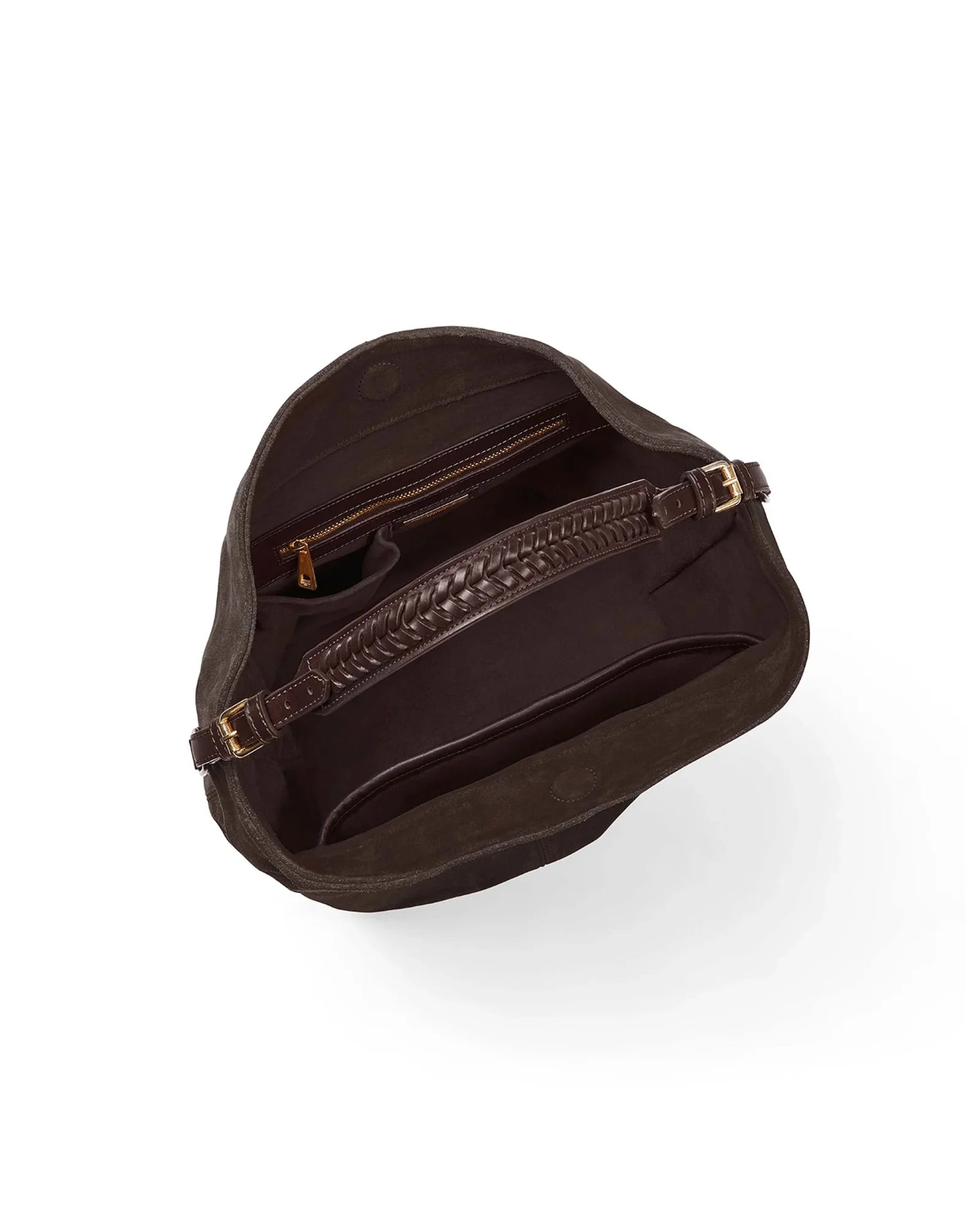 Tetbury Handbag - Chocolate Suede
