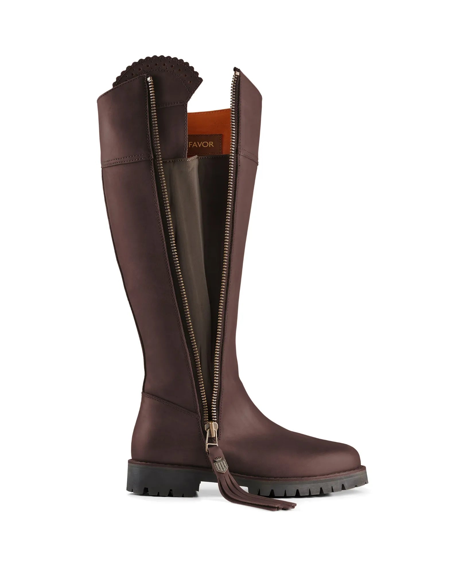 The Explorer Narrow Fit Boot - Mahogany Leather