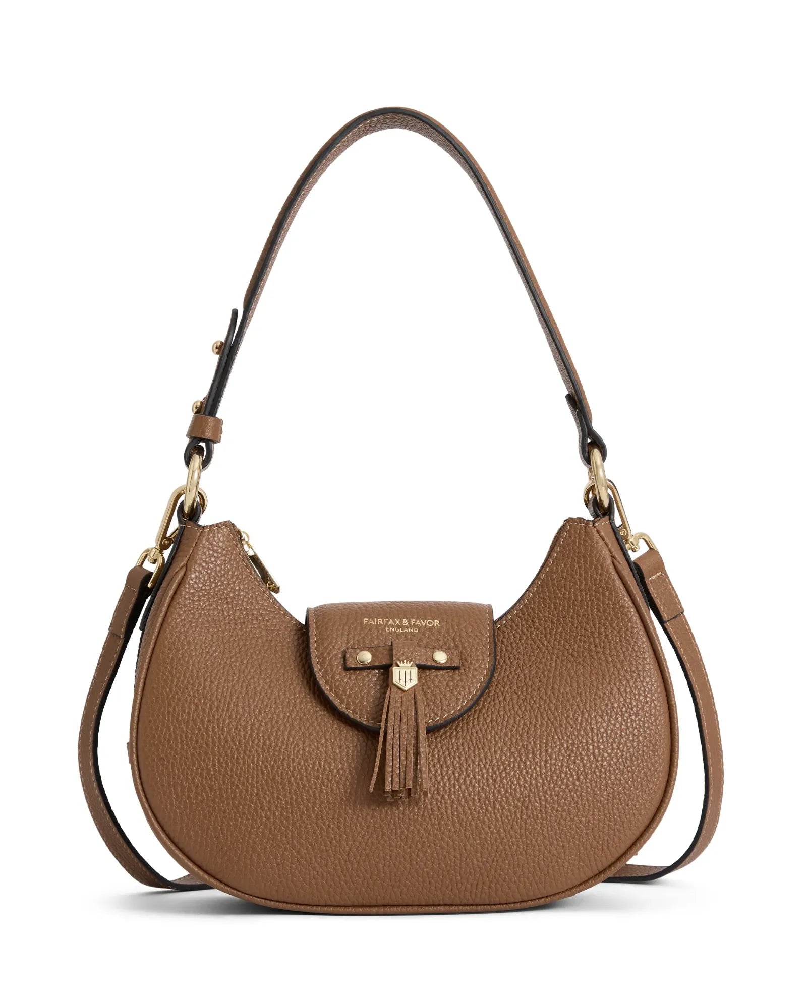 Windsor Shoulder Bag - Tan Leather