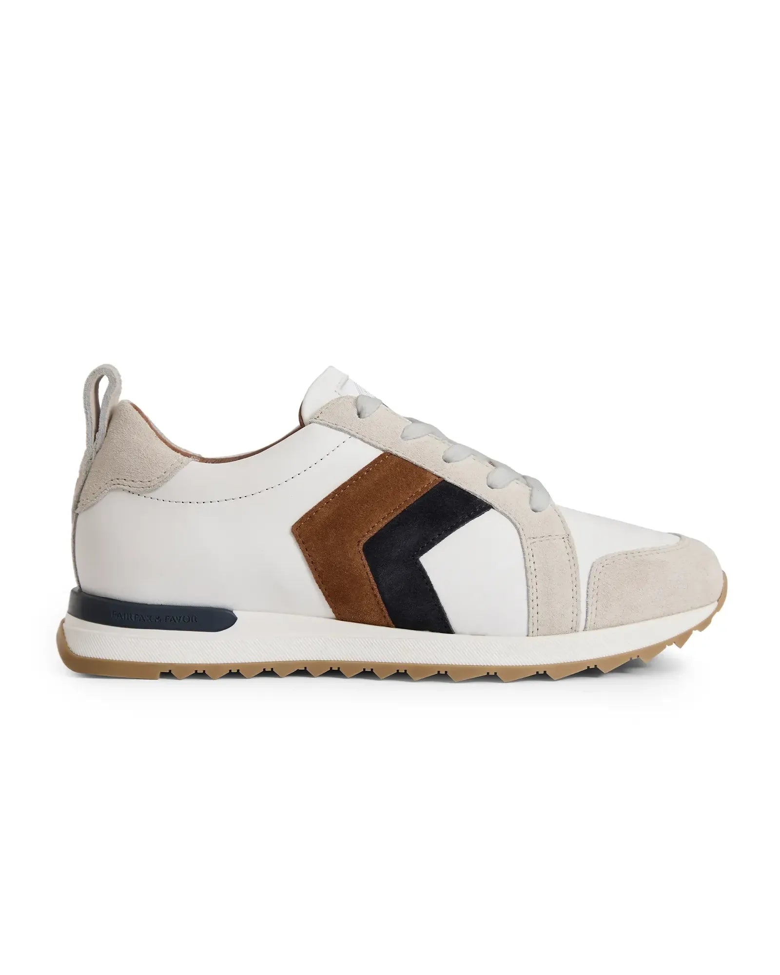 Xandra Trainers - Tan & Navy