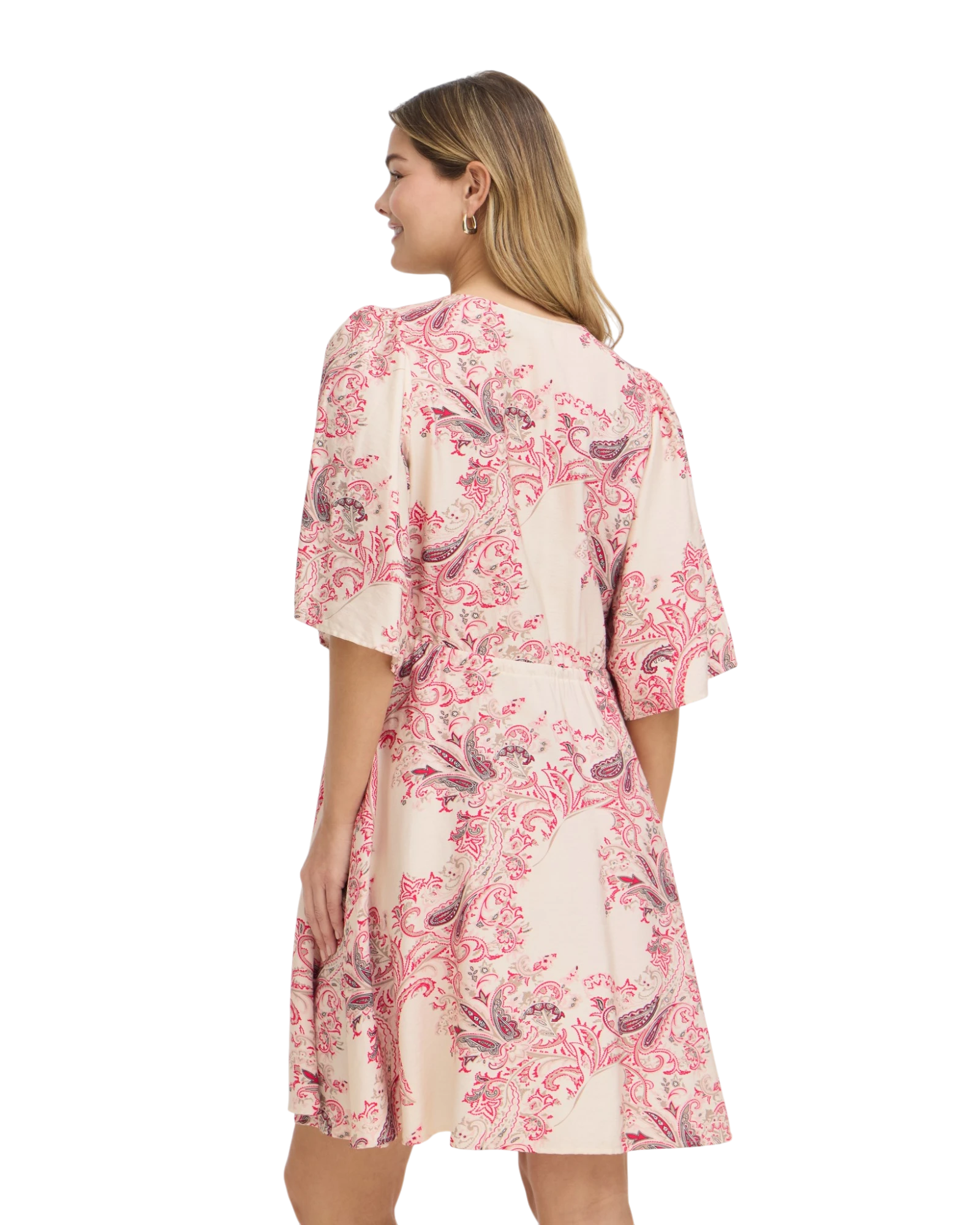 FRADARA Dress - Dara Pink & Red