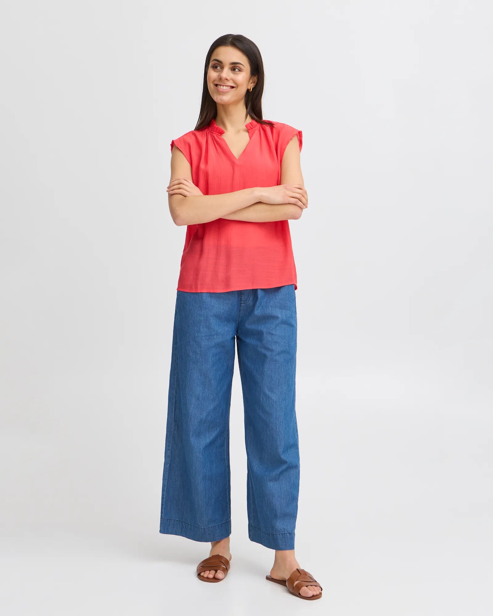 FRALYSSA Blouse - Cayenne
