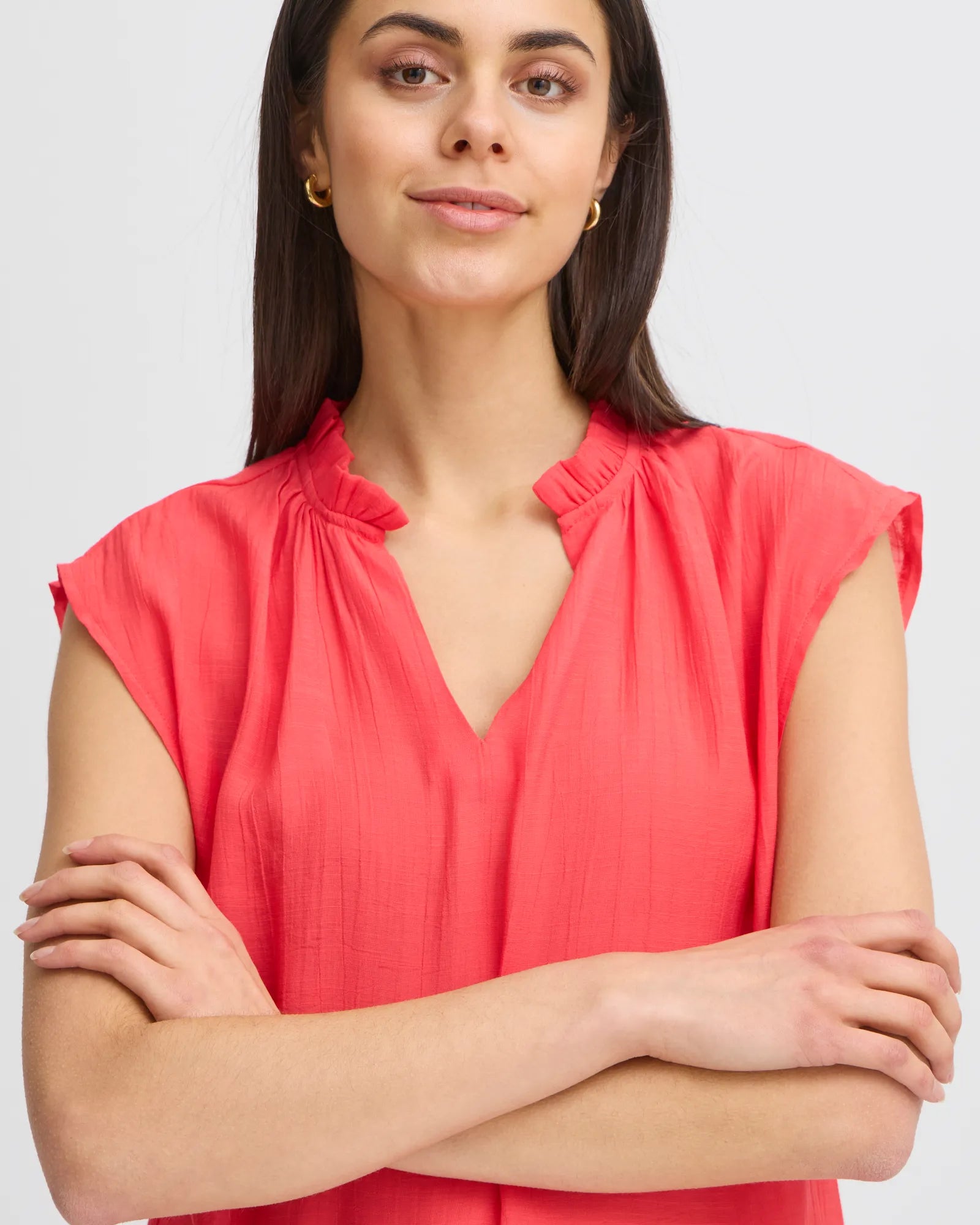 FRALYSSA Blouse - Cayenne