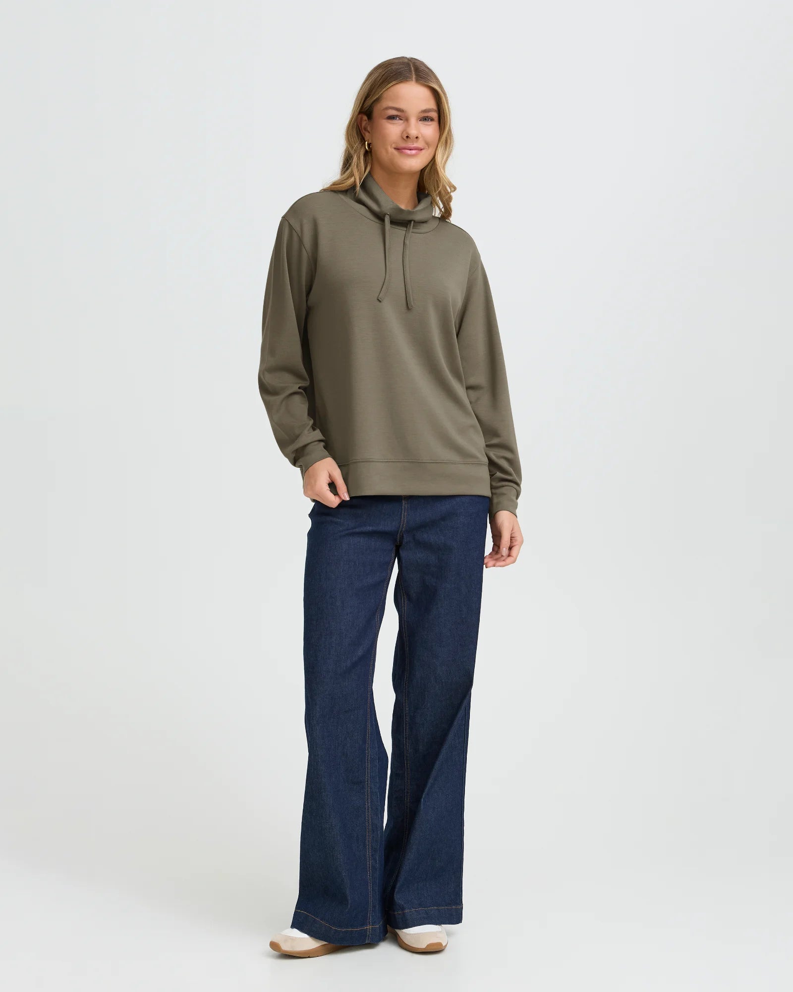 FRAURORA Sweatshirt - Smoky Olive