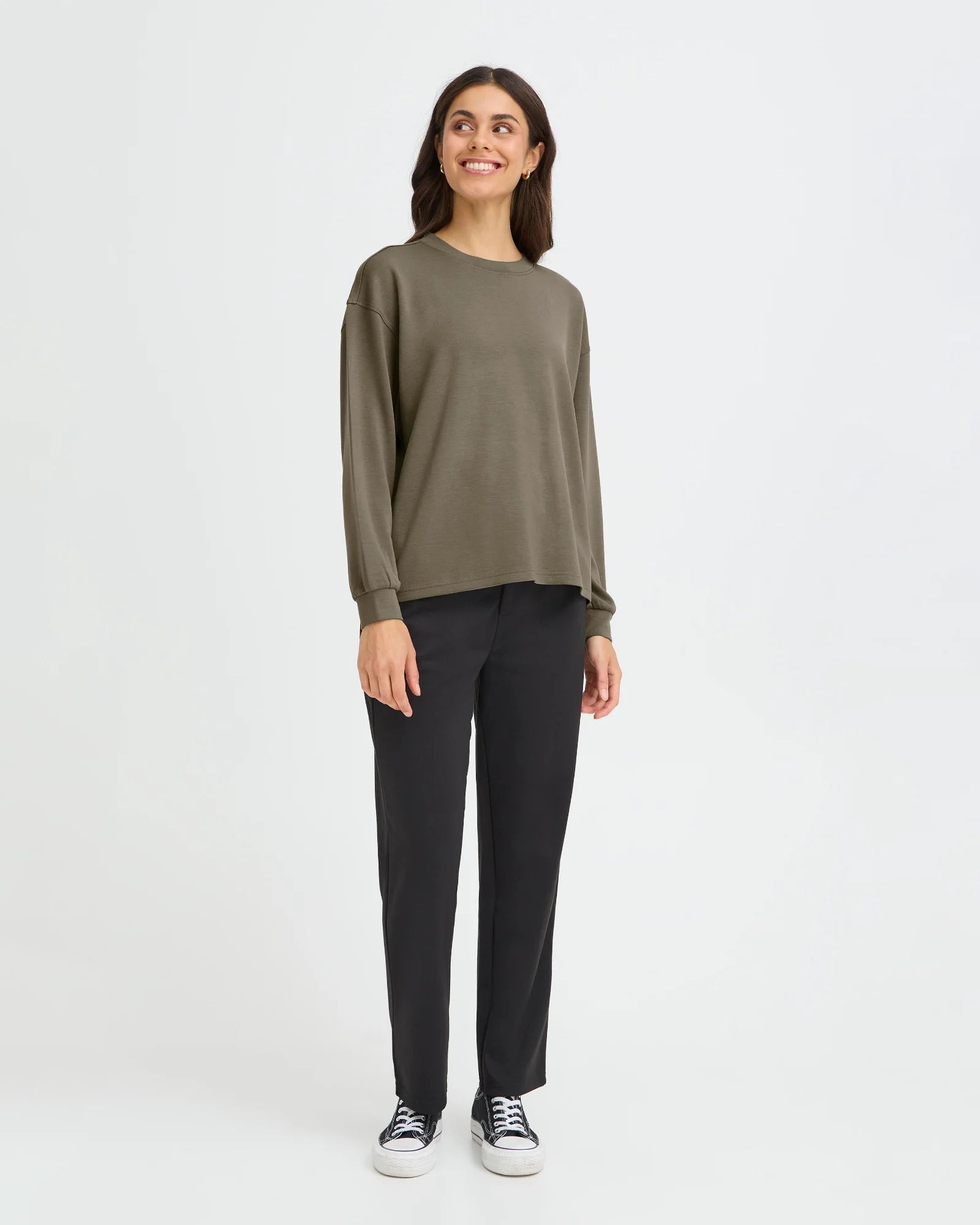 FRAURORA Sweatshirt - Smoky Olive