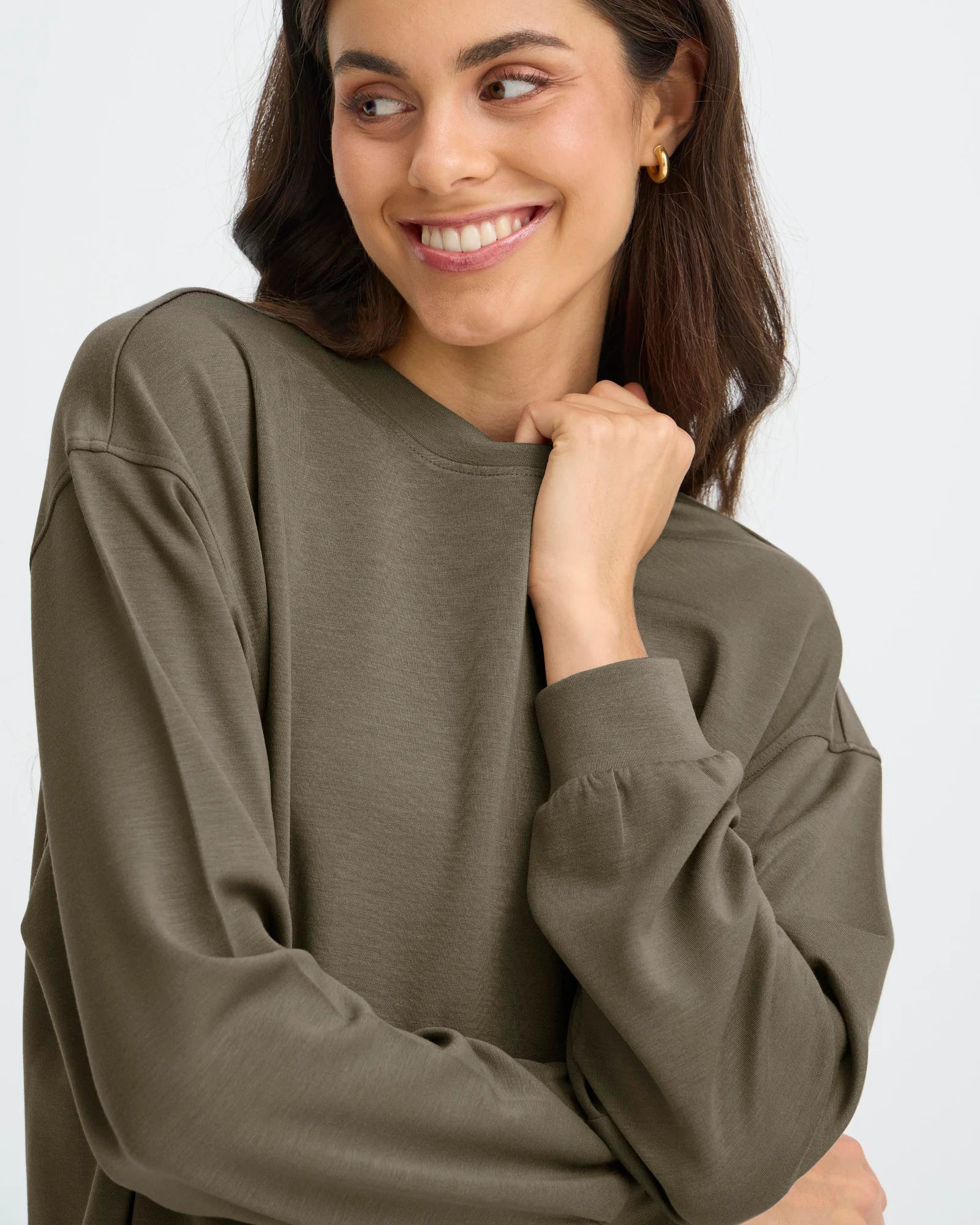 FRAURORA Sweatshirt - Smoky Olive