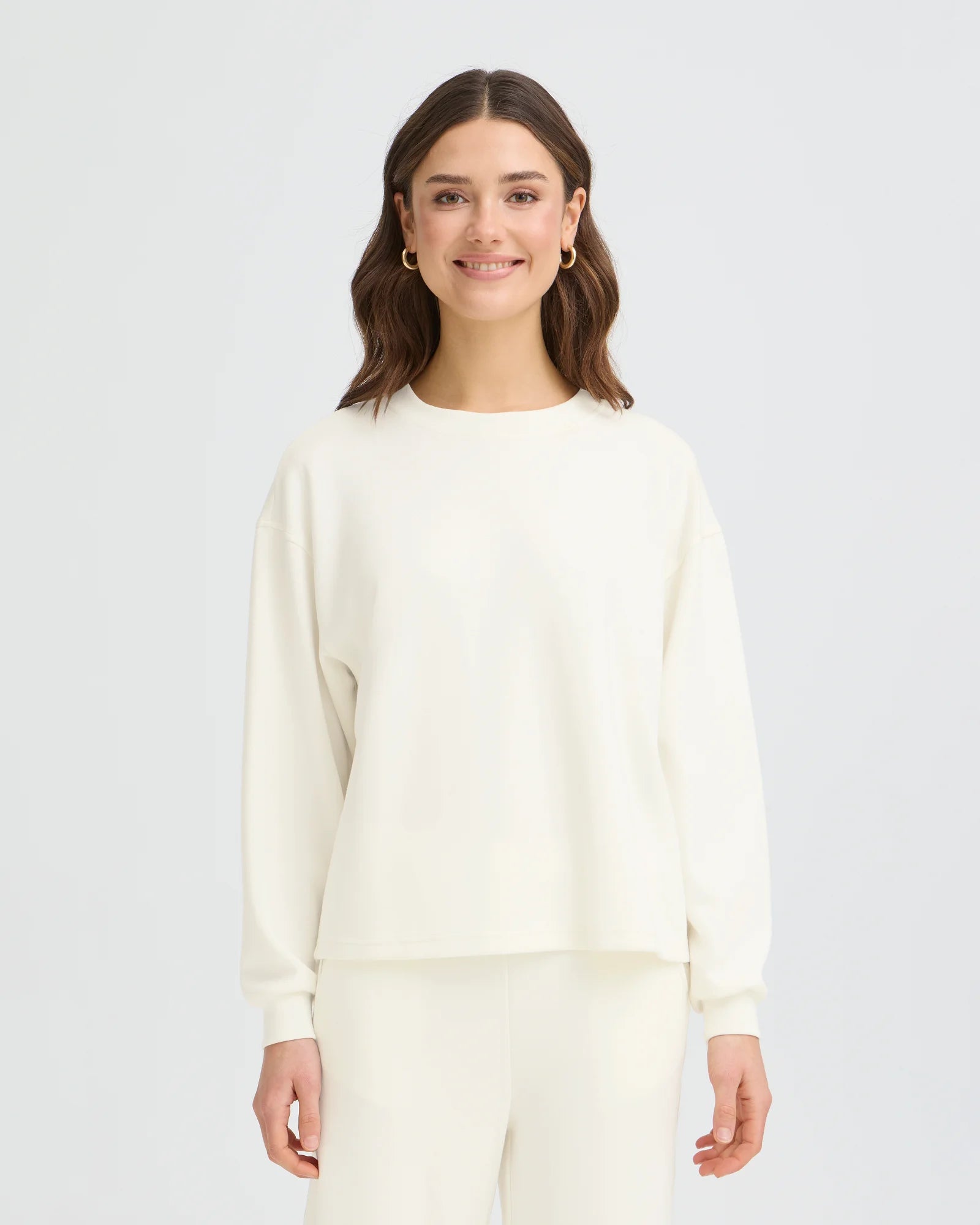 FRAURORA Sweatshirt - Whisper White