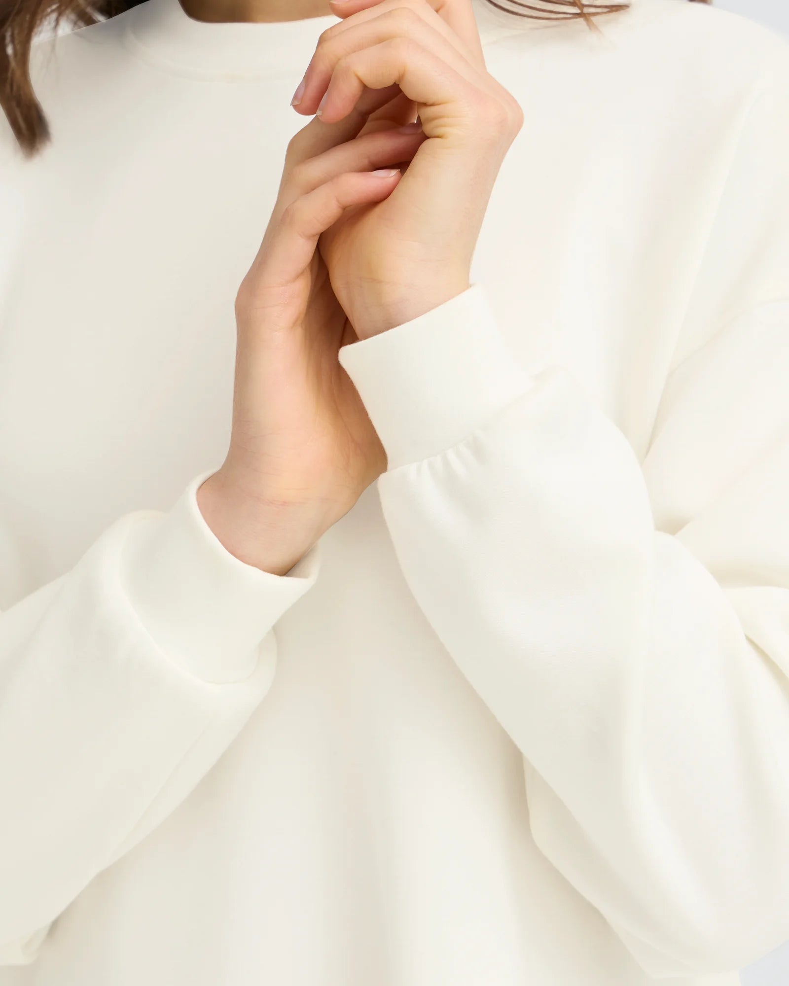 FRAURORA Sweatshirt - Whisper White