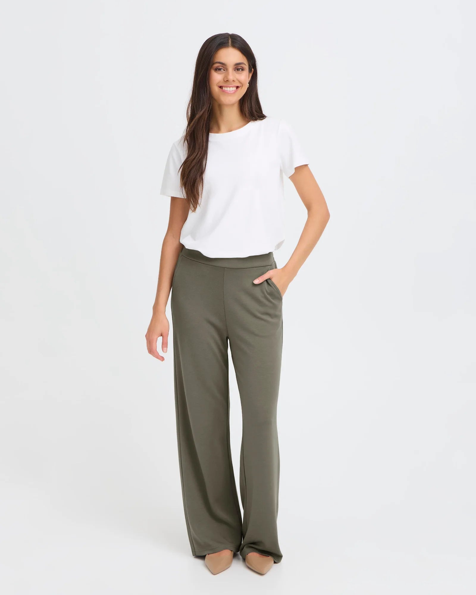 FRAURORA Trousers - Smoky Olive