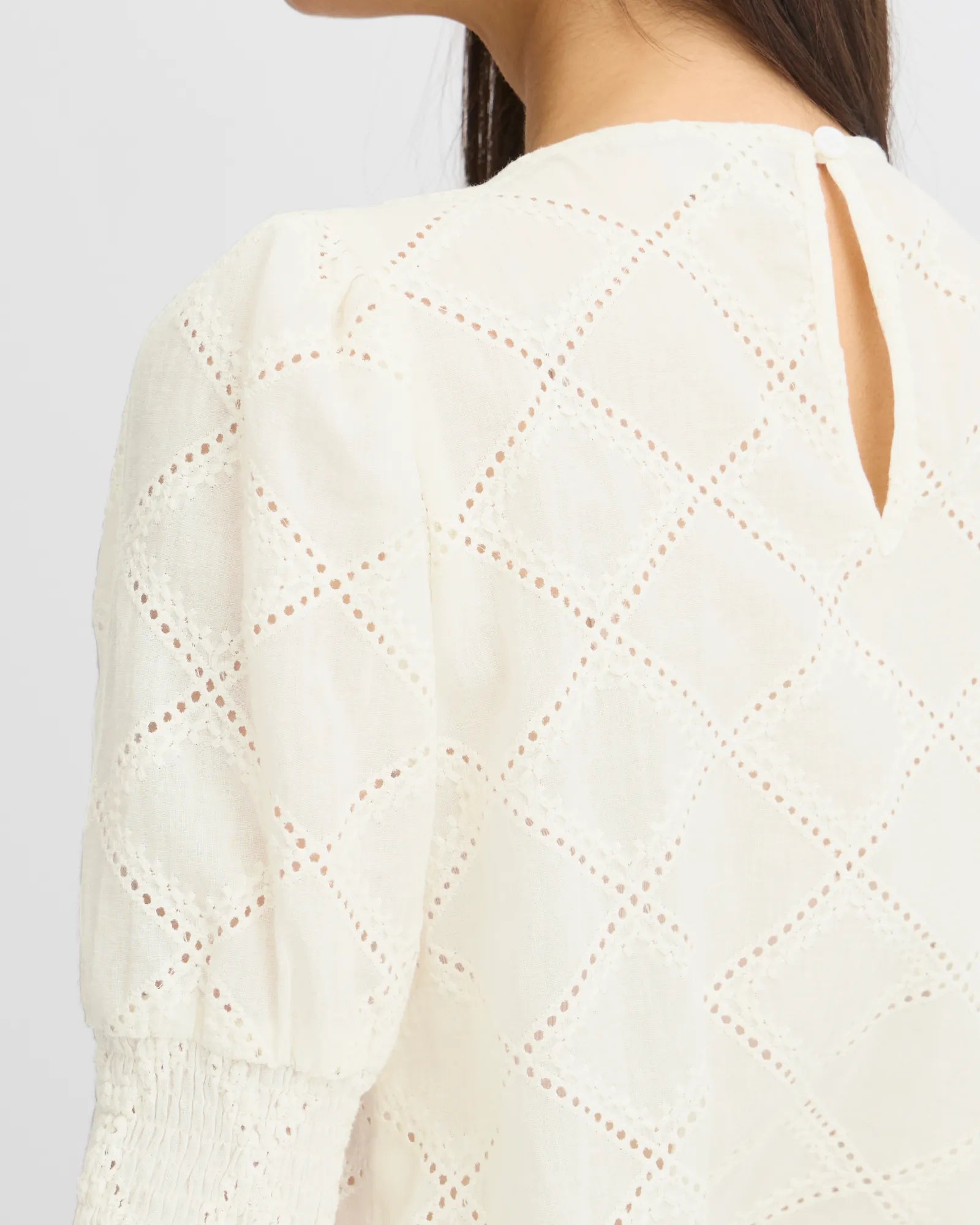 FRBAMA Blouse - Whisper White