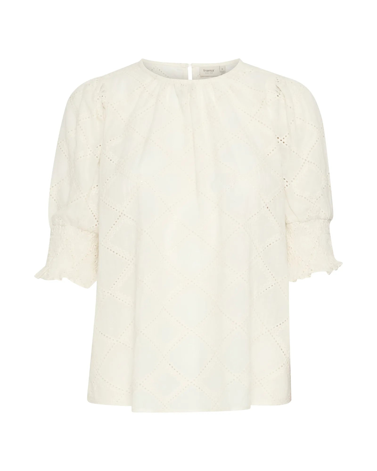 FRBAMA Blouse - Whisper White