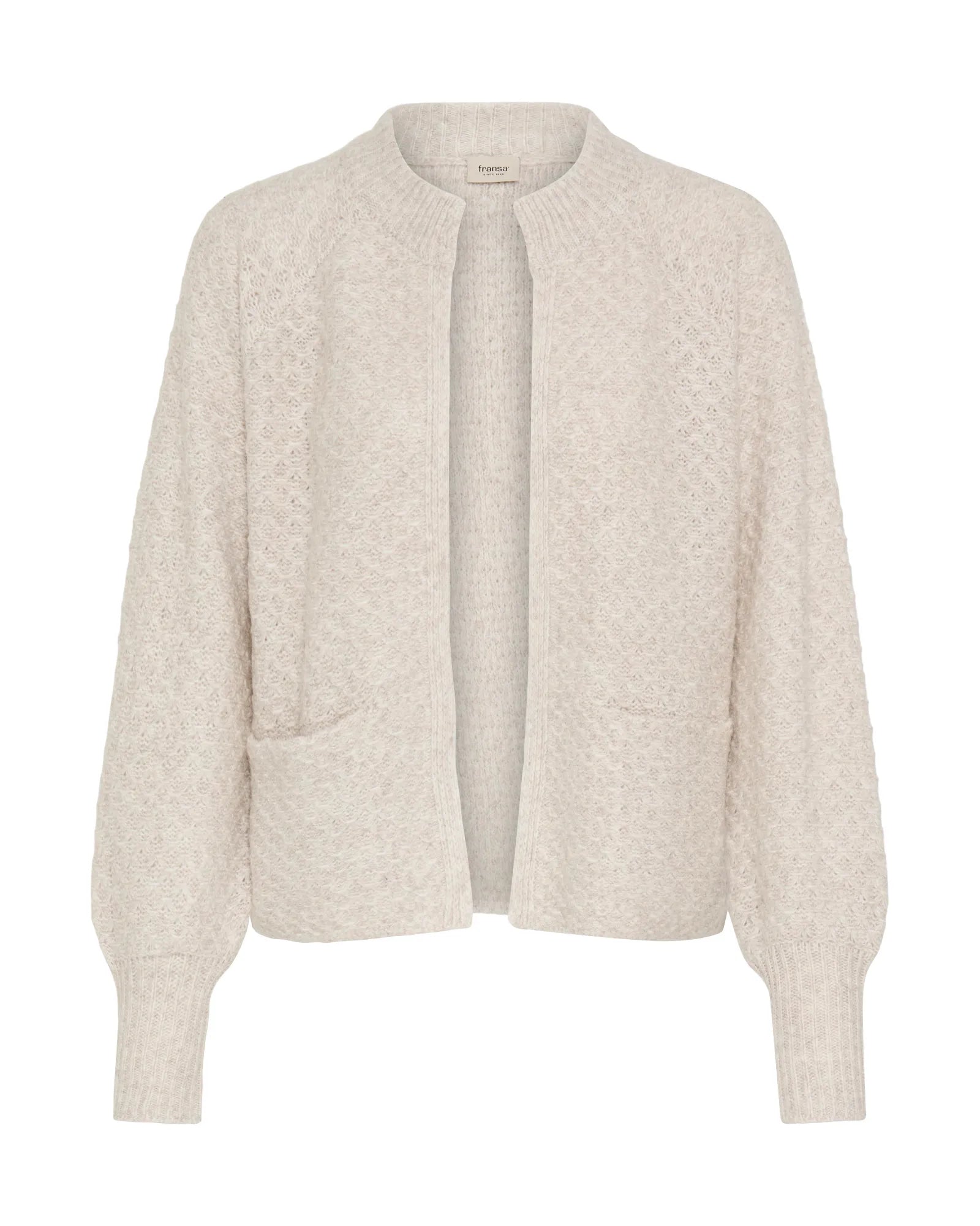 FRBEVERLY Cardigan - Oatmeal Melange