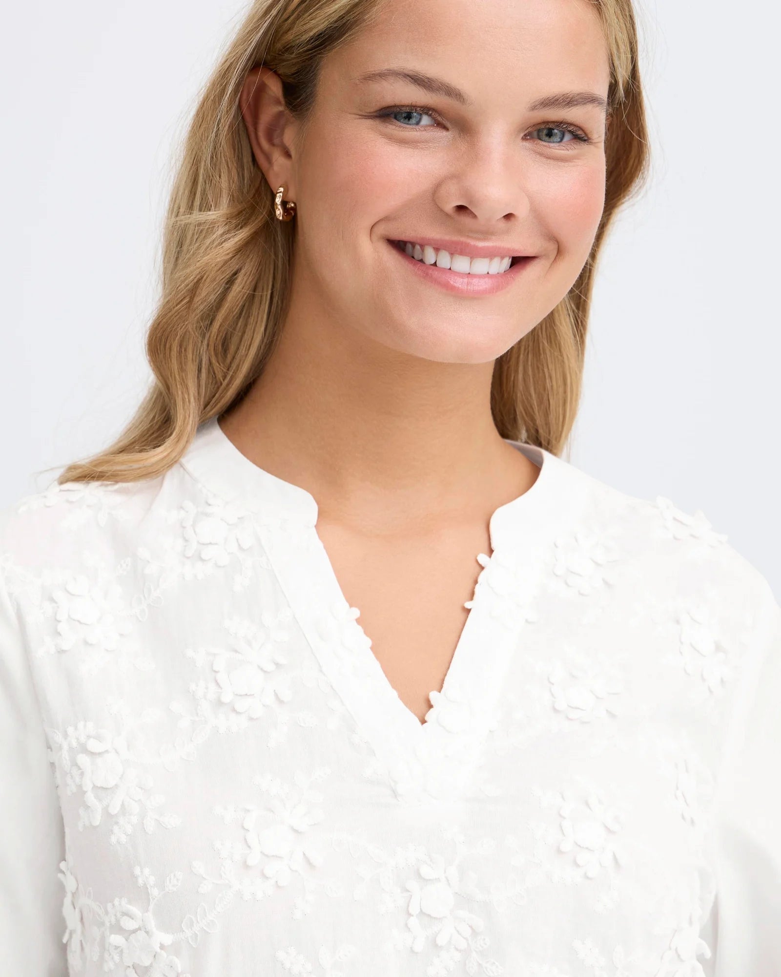 FRBOBBIE Blouse - Blanc de Blanc
