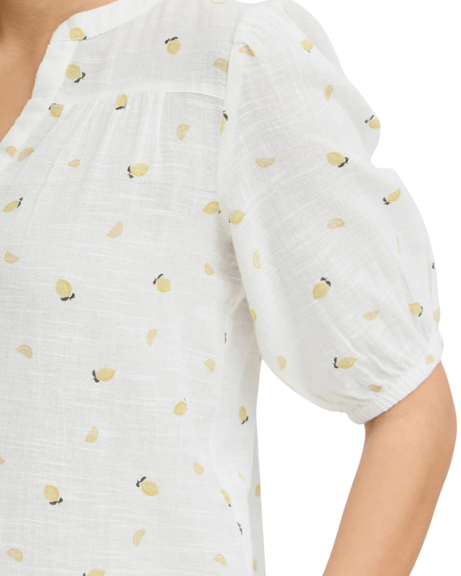 FRBOBBI Blouse - Yellow Lemons