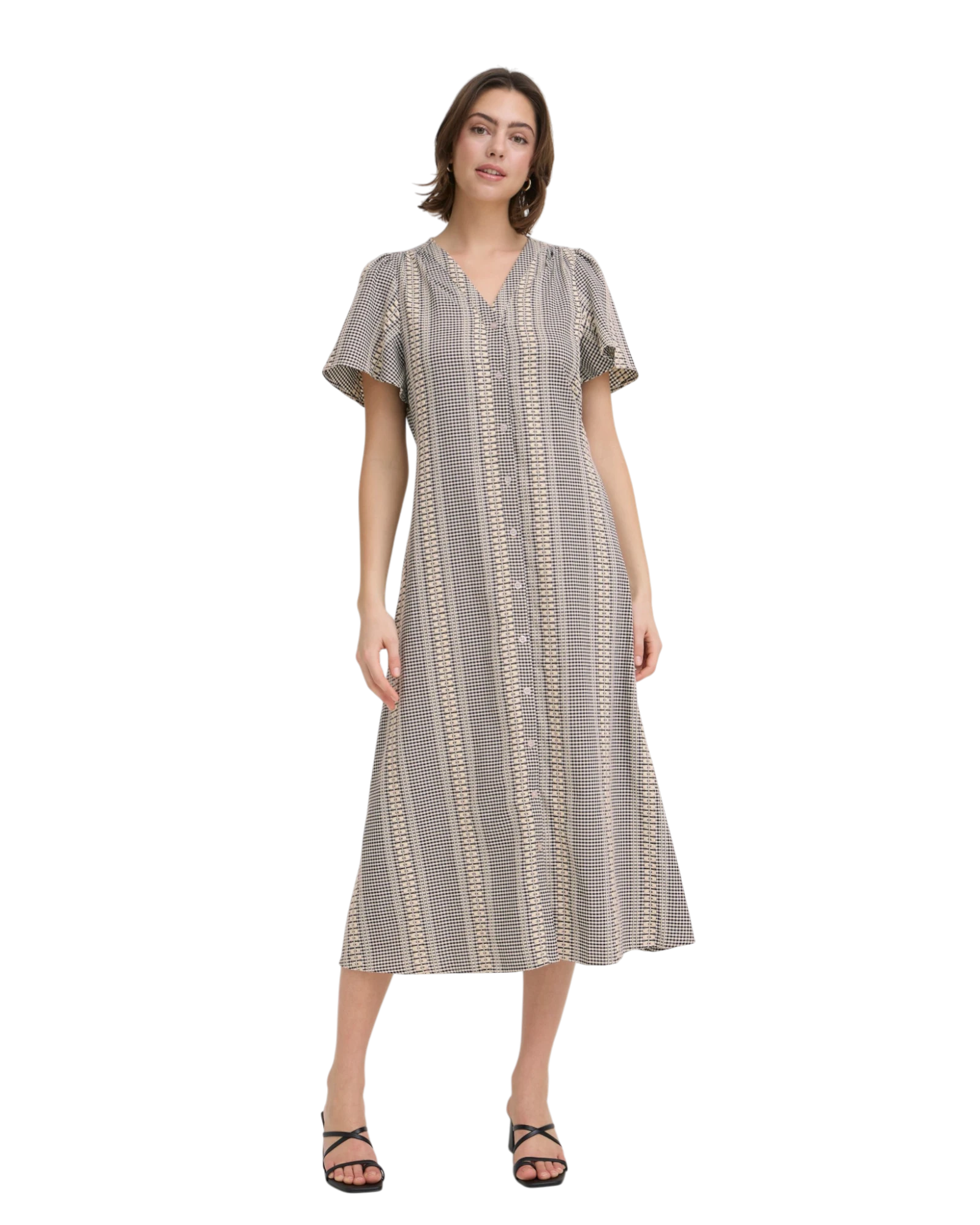 FRBRONWEN Dress - Black Check