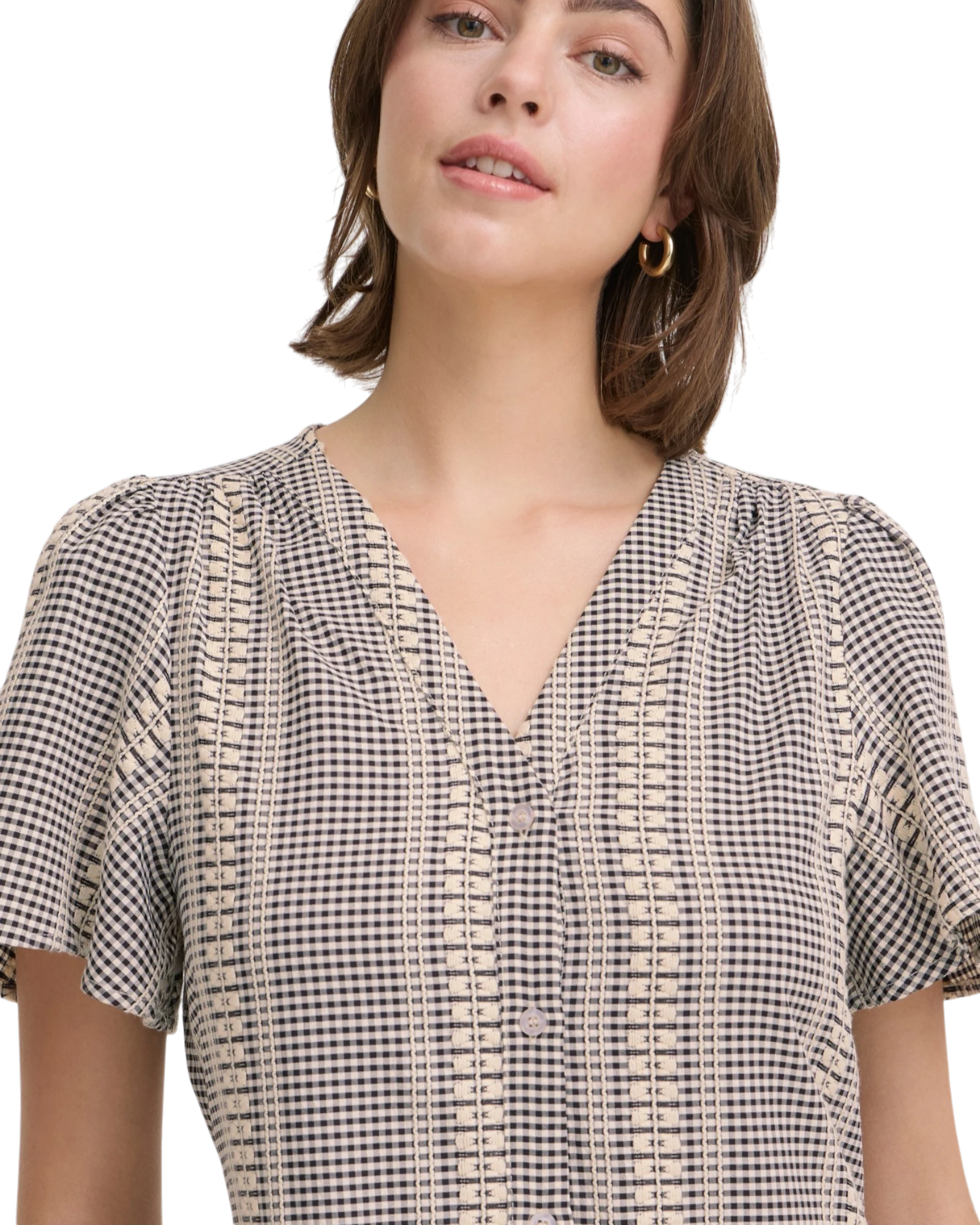 FRBRONWEN Dress - Black Check