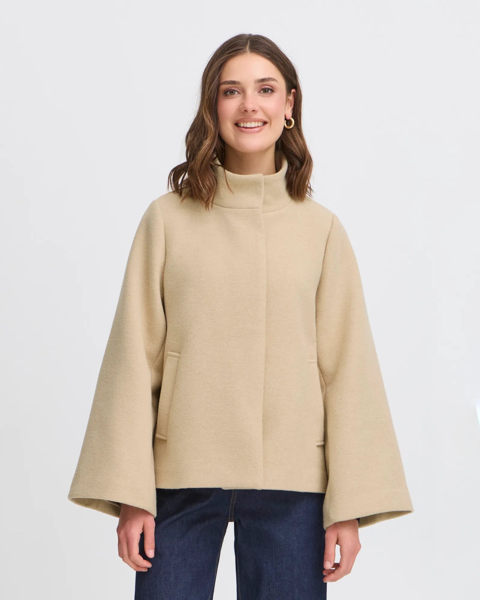 FRCHARLOTTE Jacket - Warm Sand Melange
