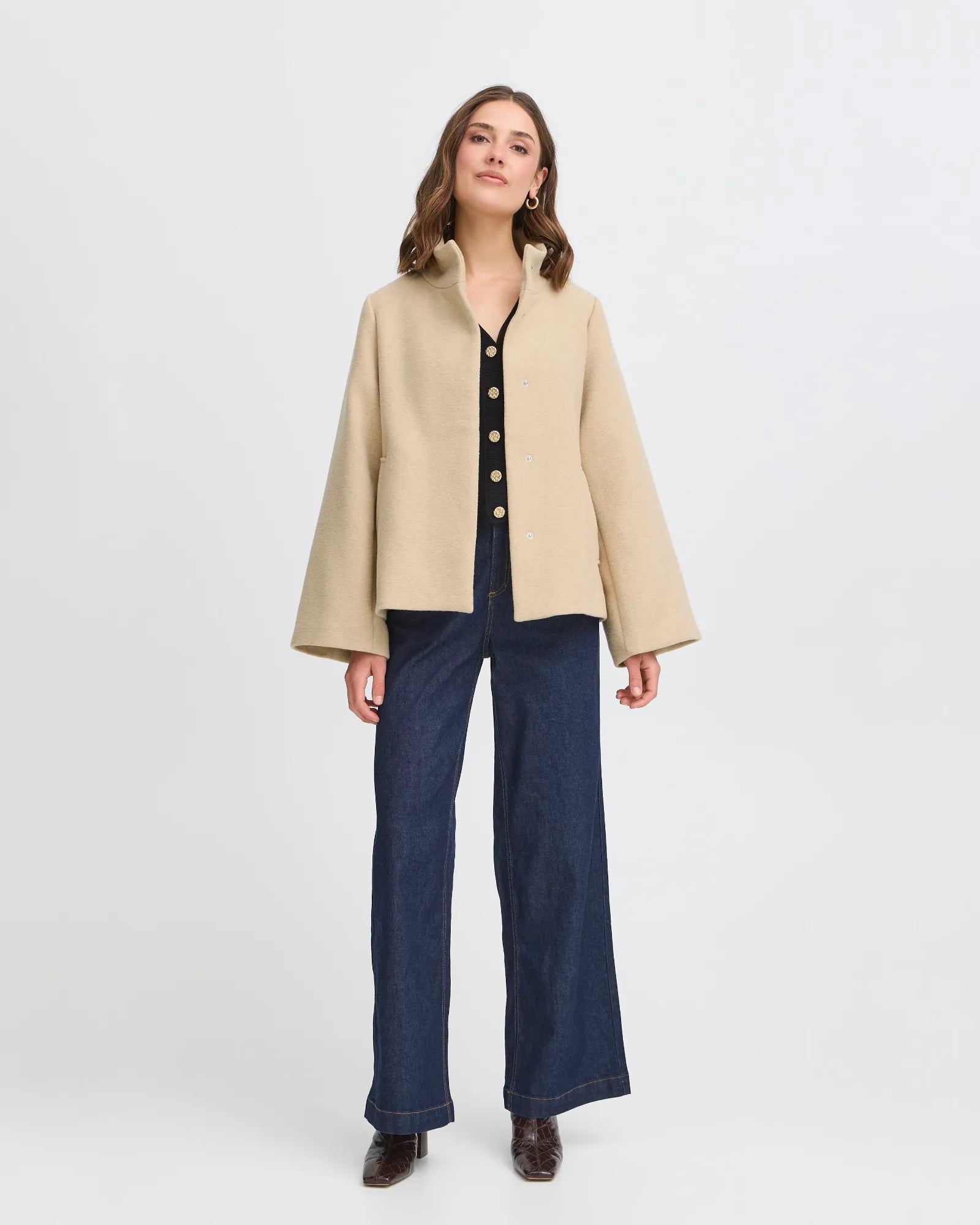 FRCHARLOTTE Jacket - Warm Sand Melange