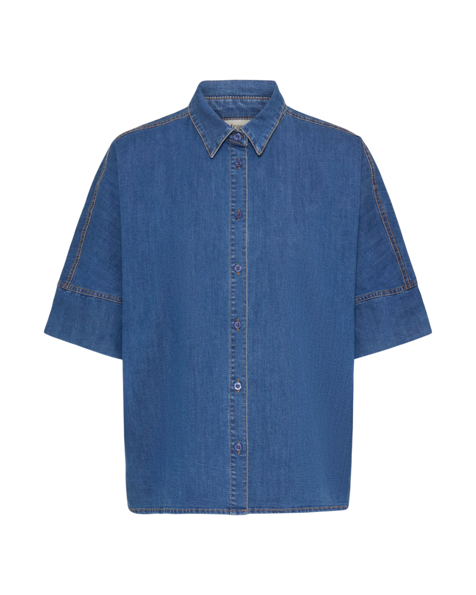 FRCHICAGO Shirt - Mid Blue Denim