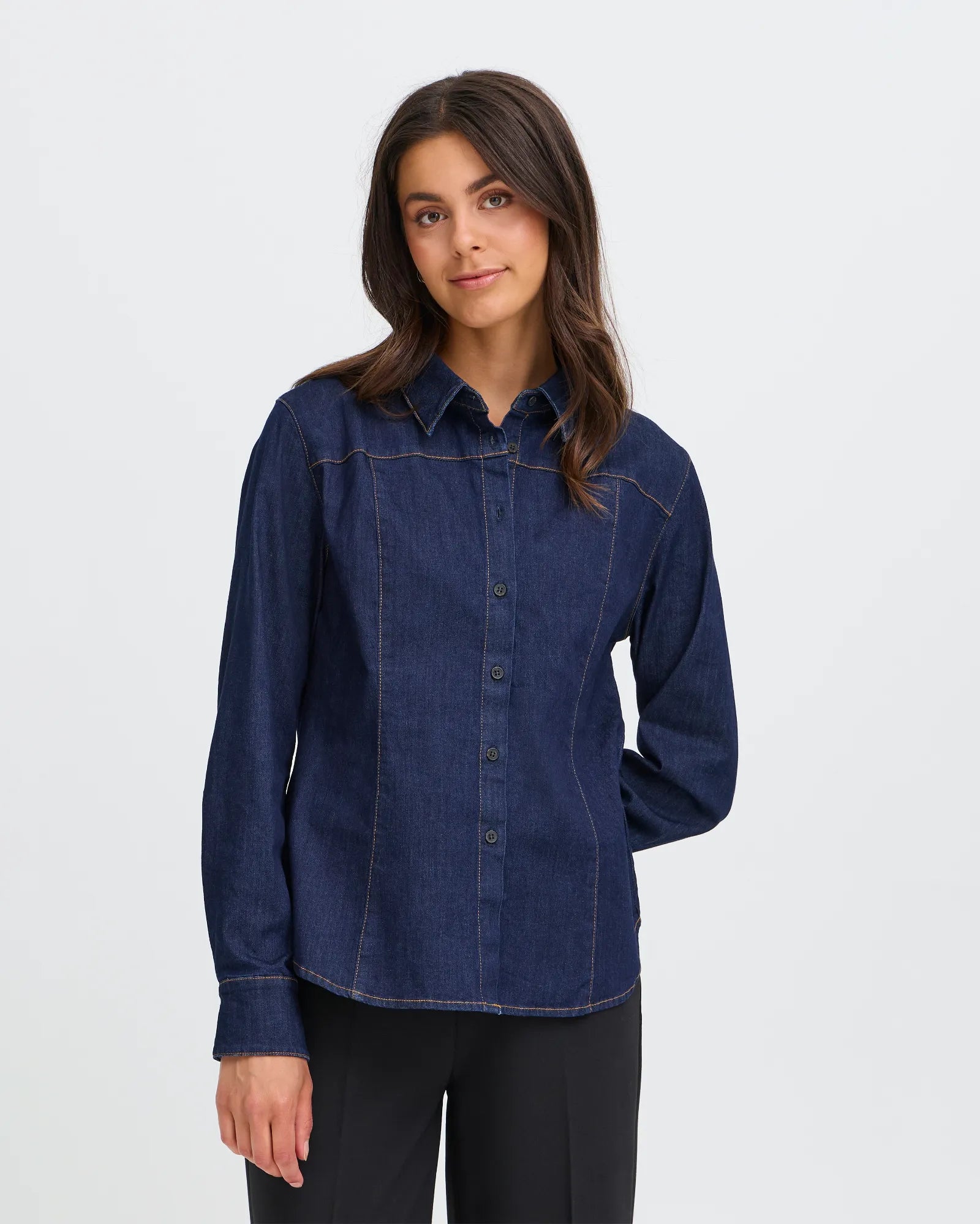 FRCHICAGO Shirt - Raw Blue Denim