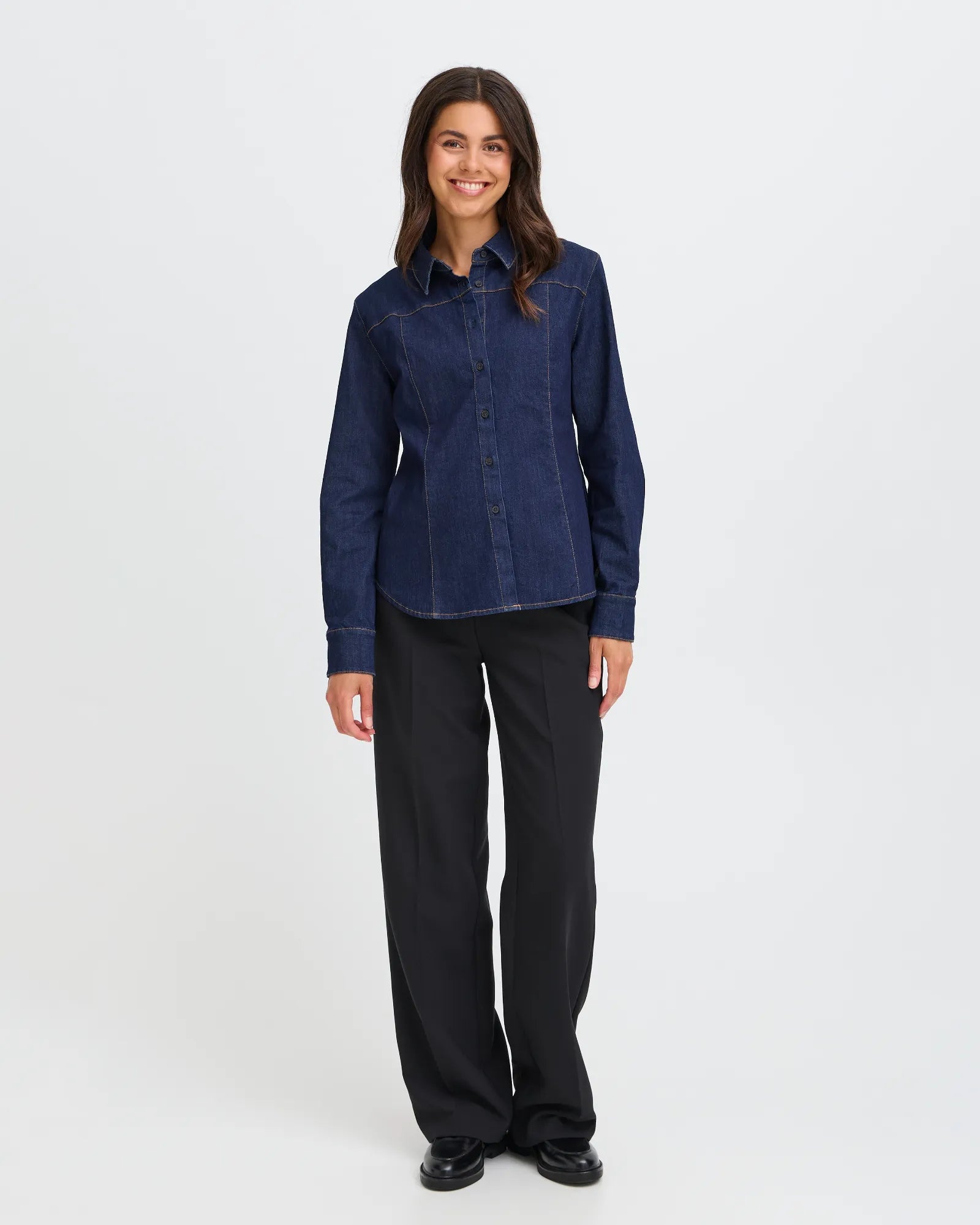 FRCHICAGO Shirt - Raw Blue Denim