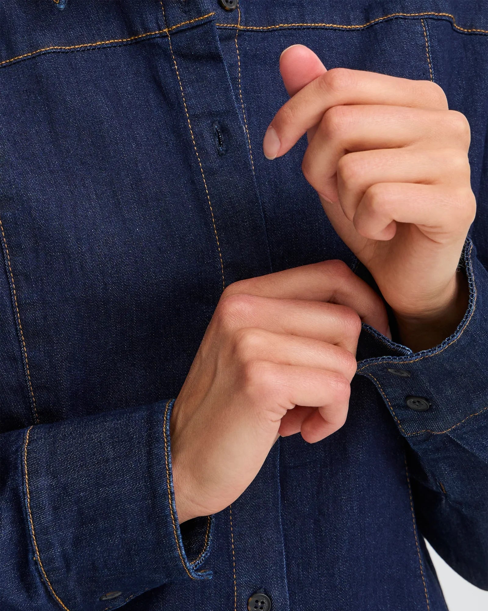 FRCHICAGO Shirt - Raw Blue Denim