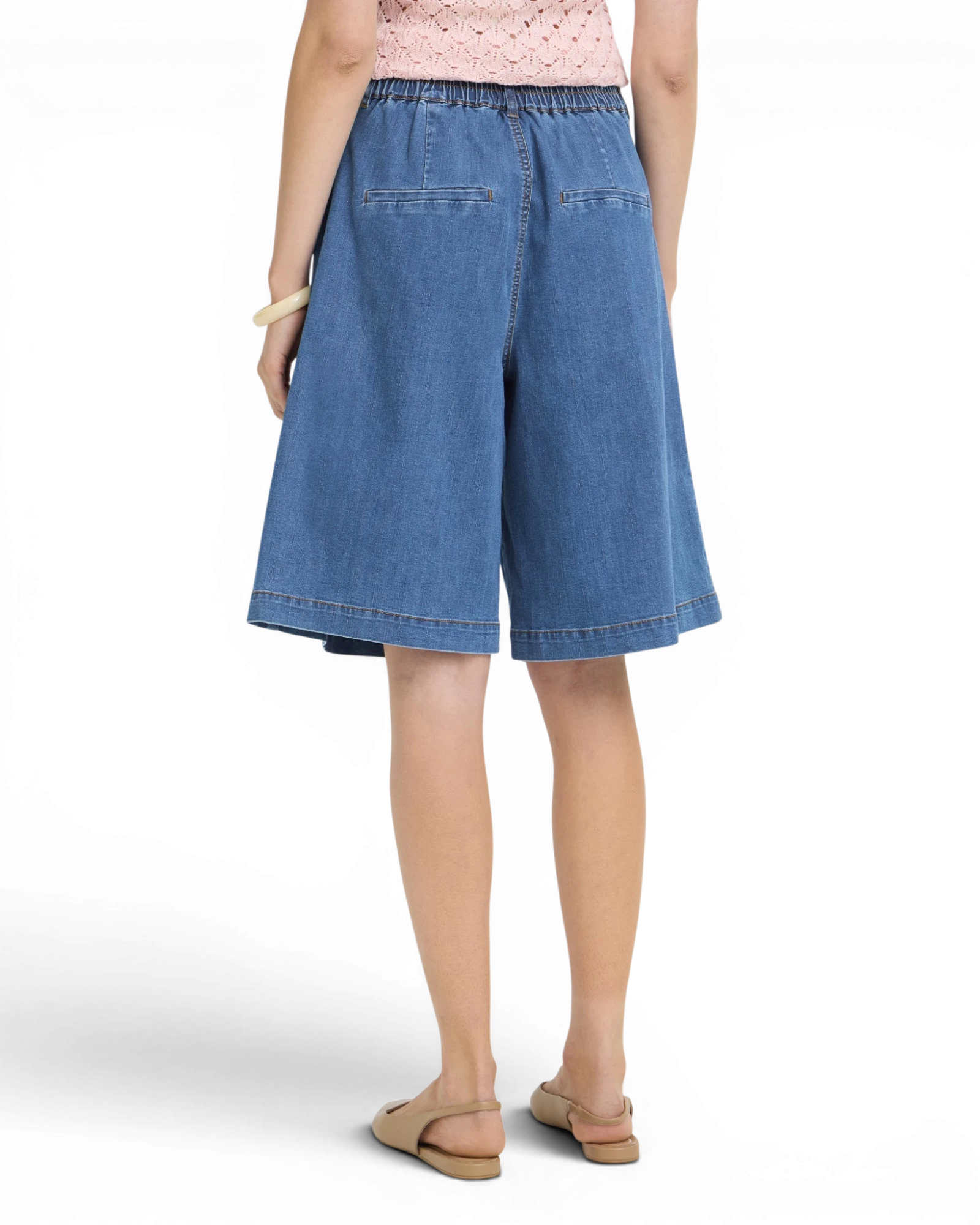 FRCHICAGO Shorts - Mid Blue Denim