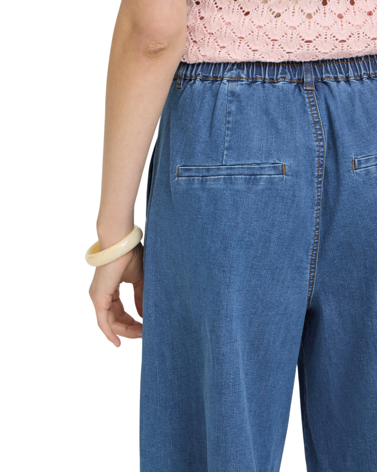 FRCHICAGO Shorts - Mid Blue Denim