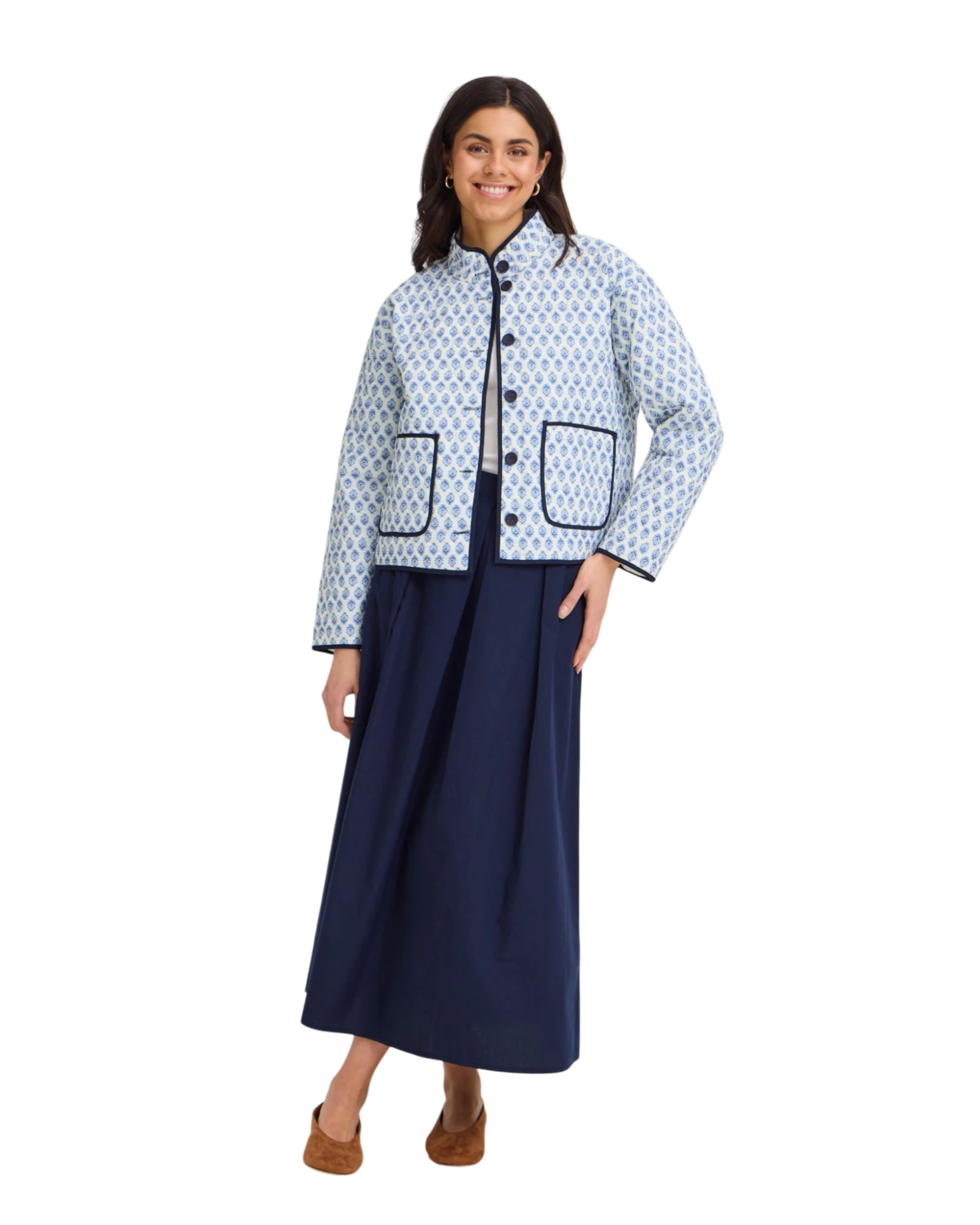 FRCLAUDINE Jacket - Hydrangea