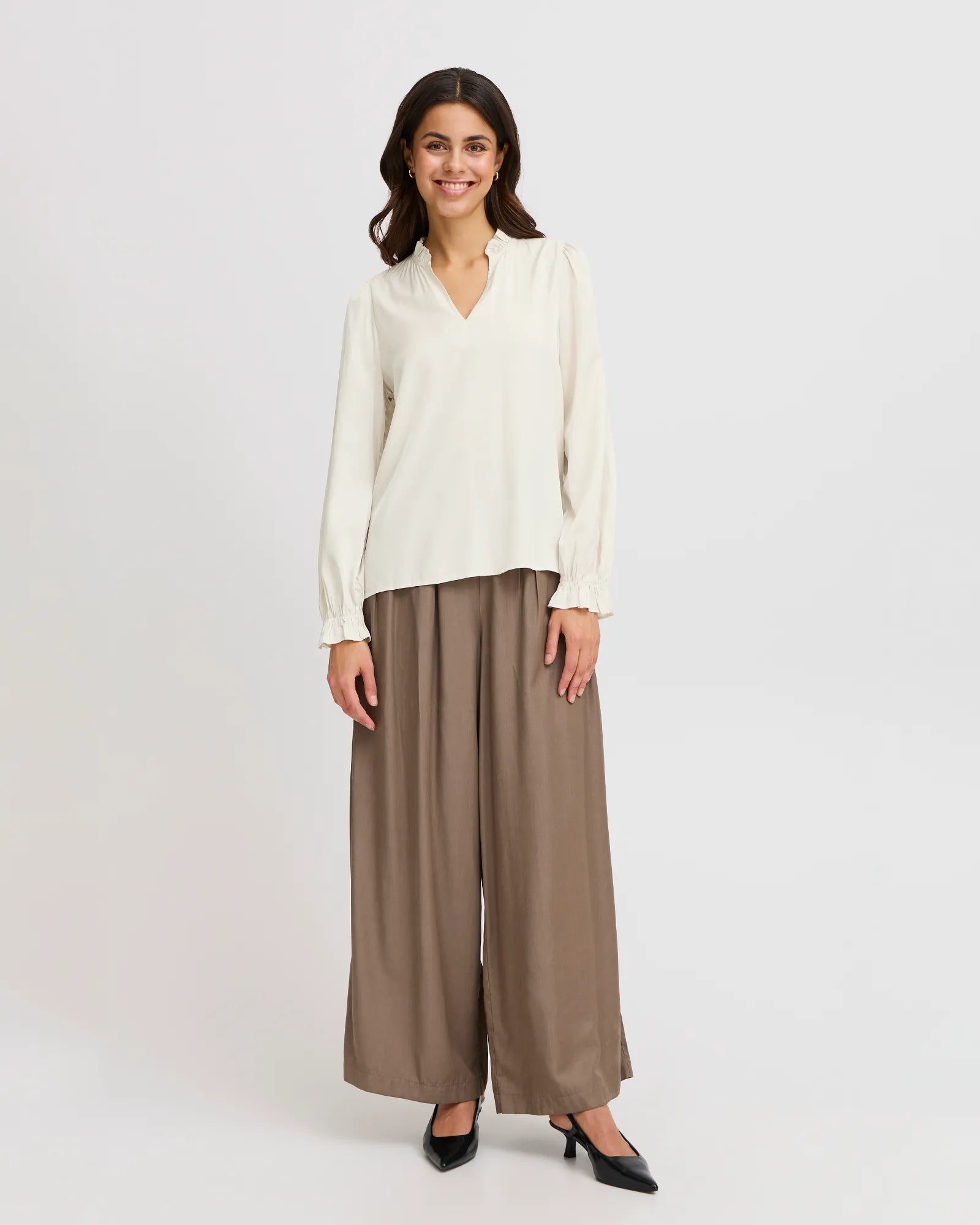 Diana Blouse - Whisper White