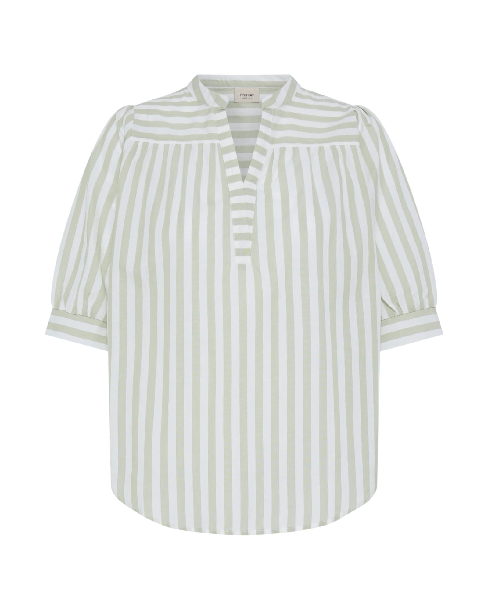 FRDONNIE Blouse - Desert Sage Stripe
