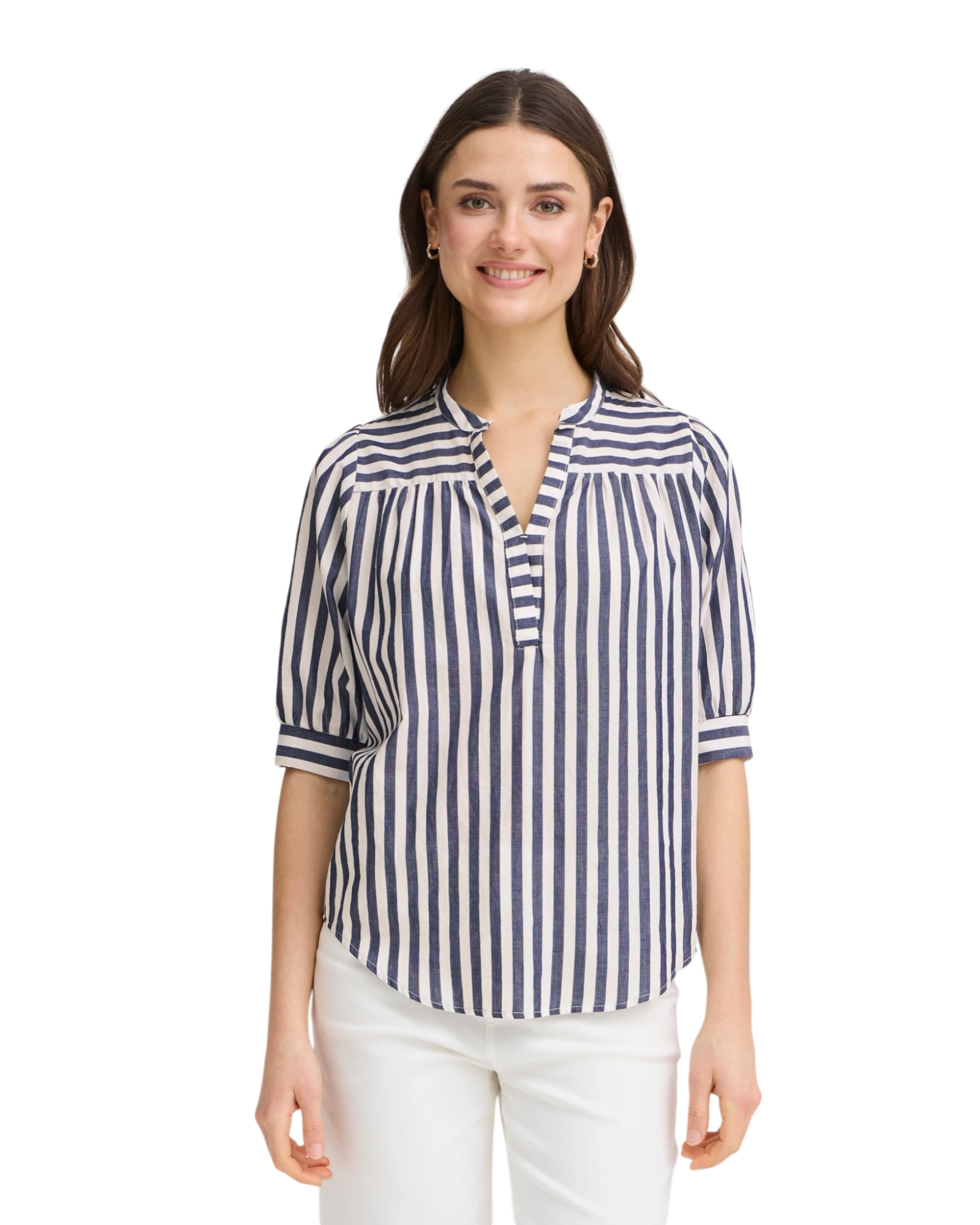 FRDONNIE Blouse - Navy Blazer Stripe