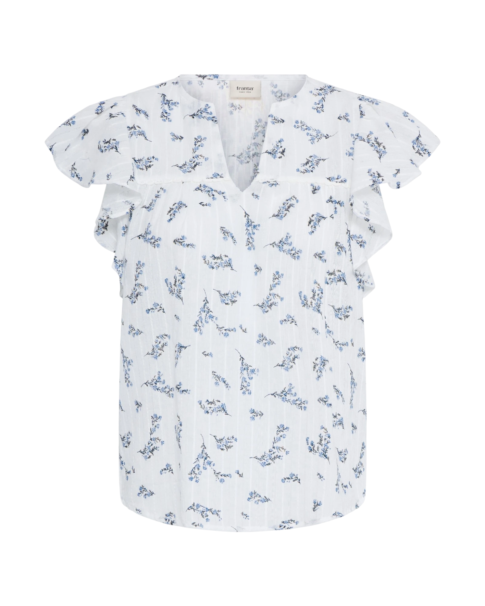 FREASA Blouse - Blue Flowers