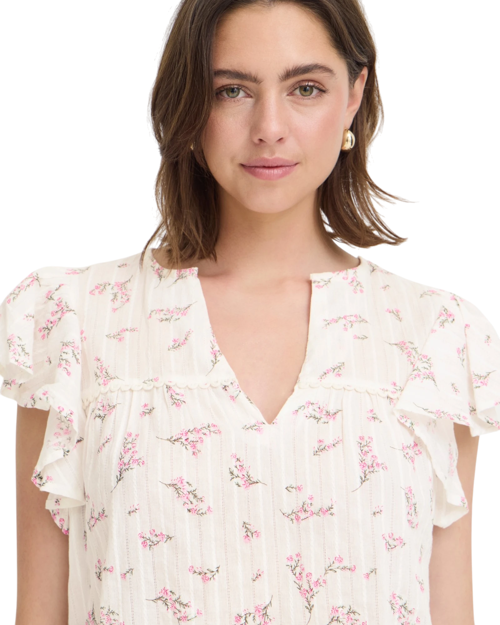 FREASA Blouse - Pink Flowers