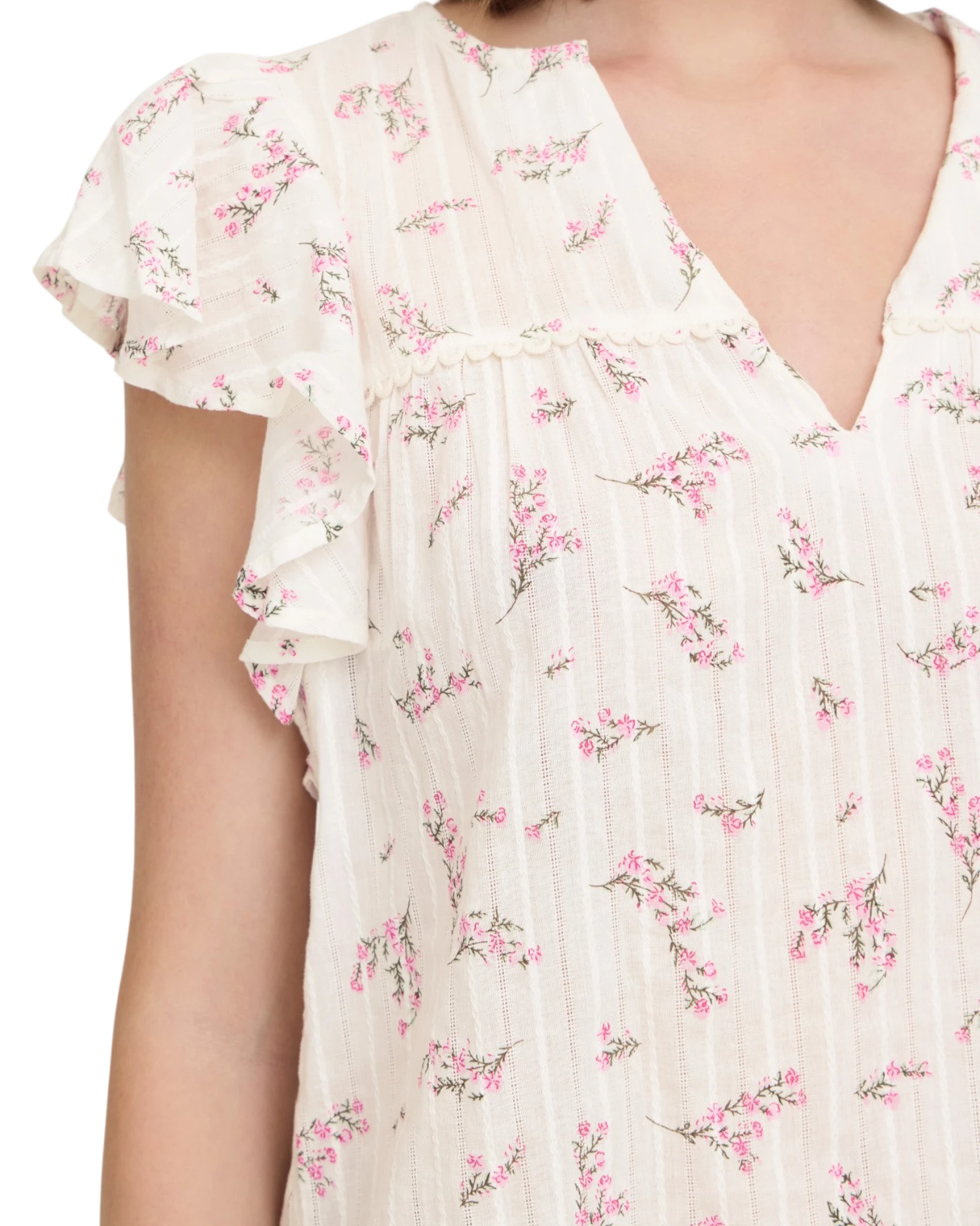FREASA Blouse - Pink Flowers