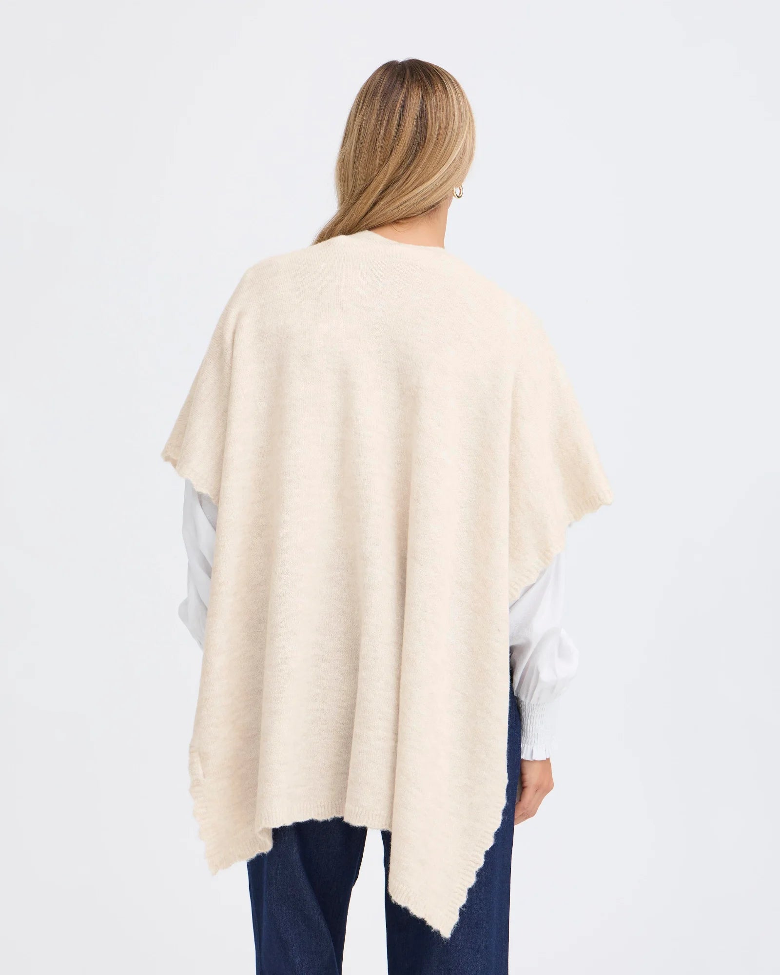 FRELISE Shawl - Oatmeal Melange