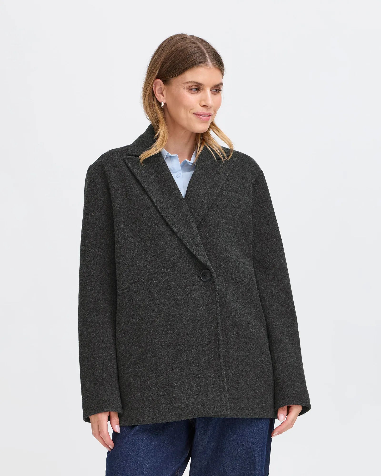 FRELIZA Jacket - Charcoal Melange