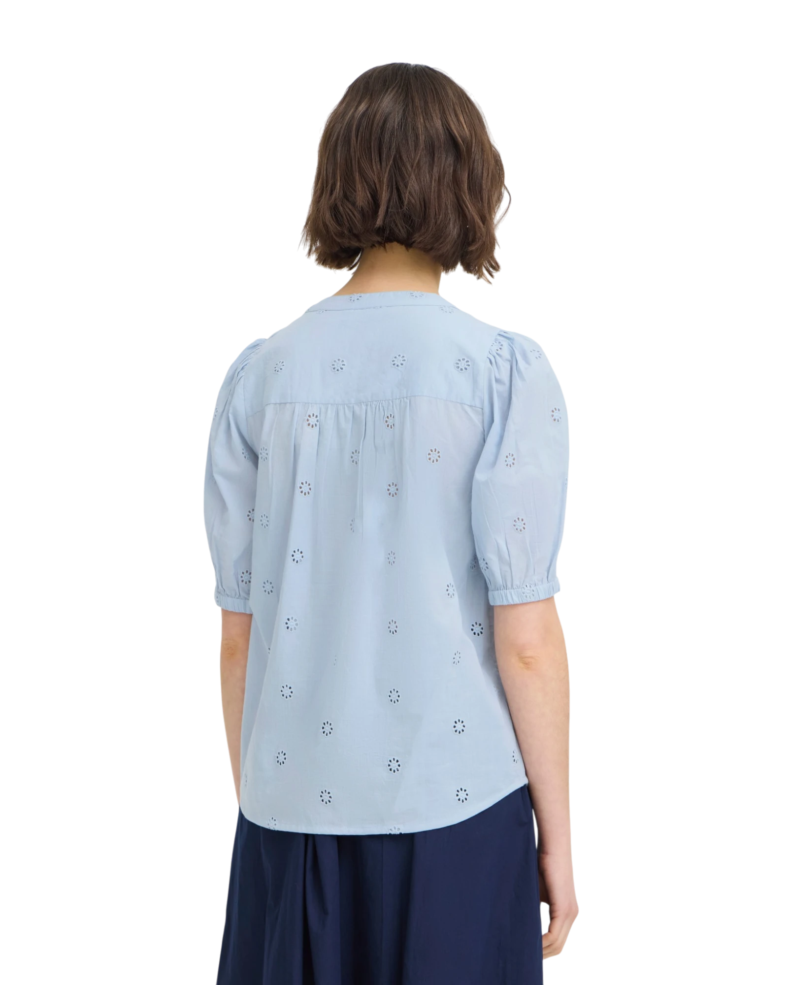 FREMBRIANA Blouse - Cashmere Blue