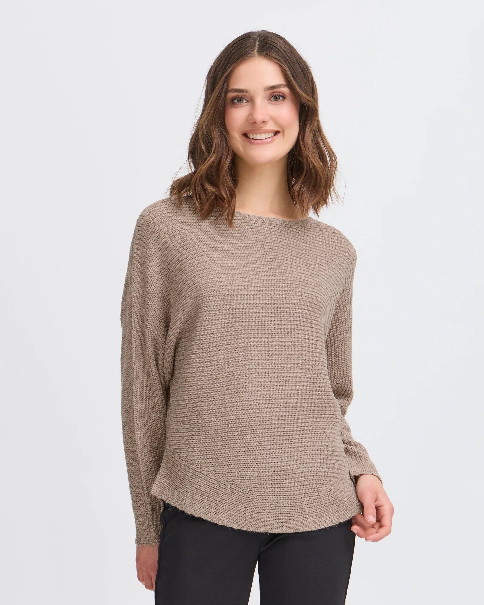 FRERETTA Pullover - Desert Taupe