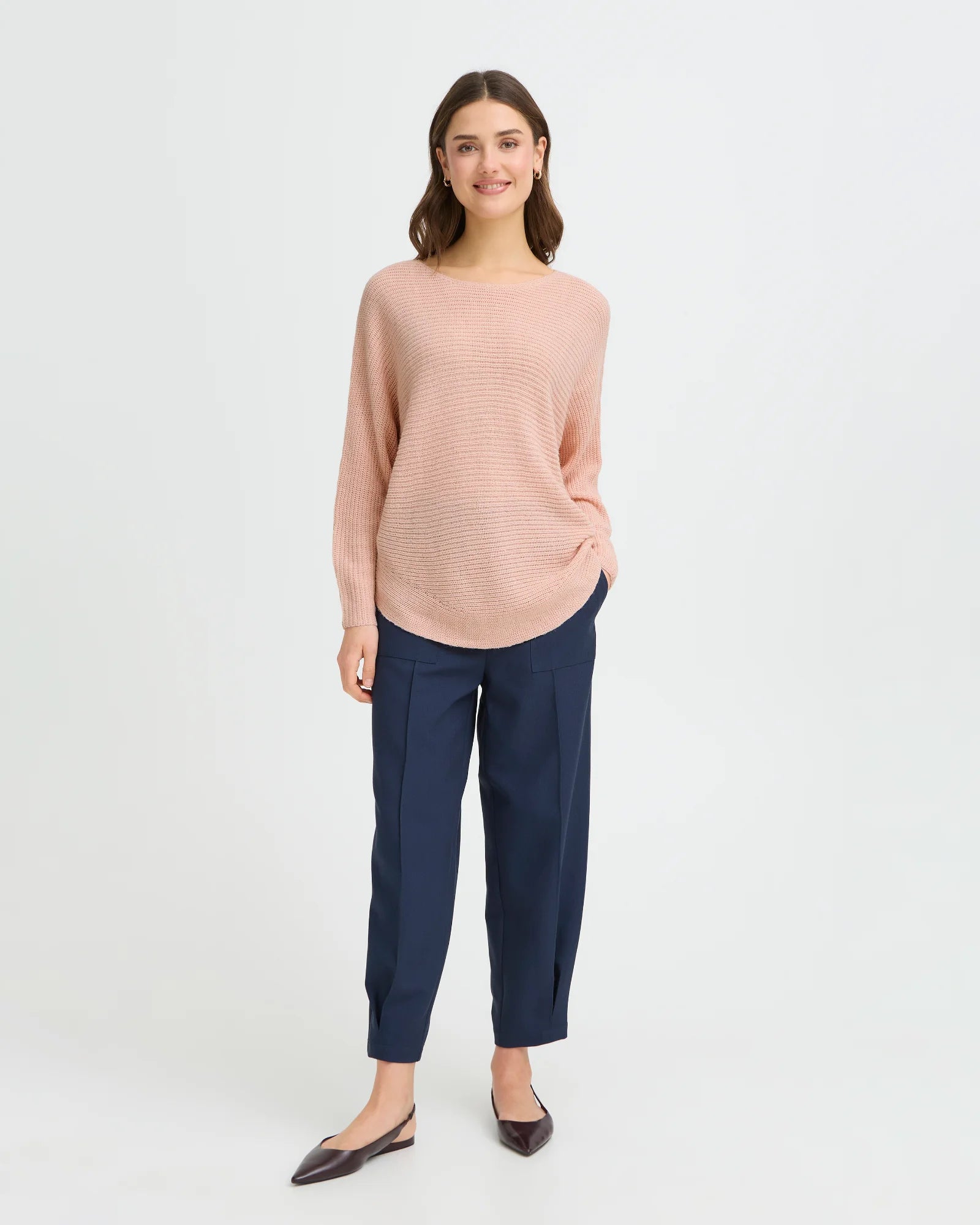FRERETTA Pullover - Rose Smoke Melange