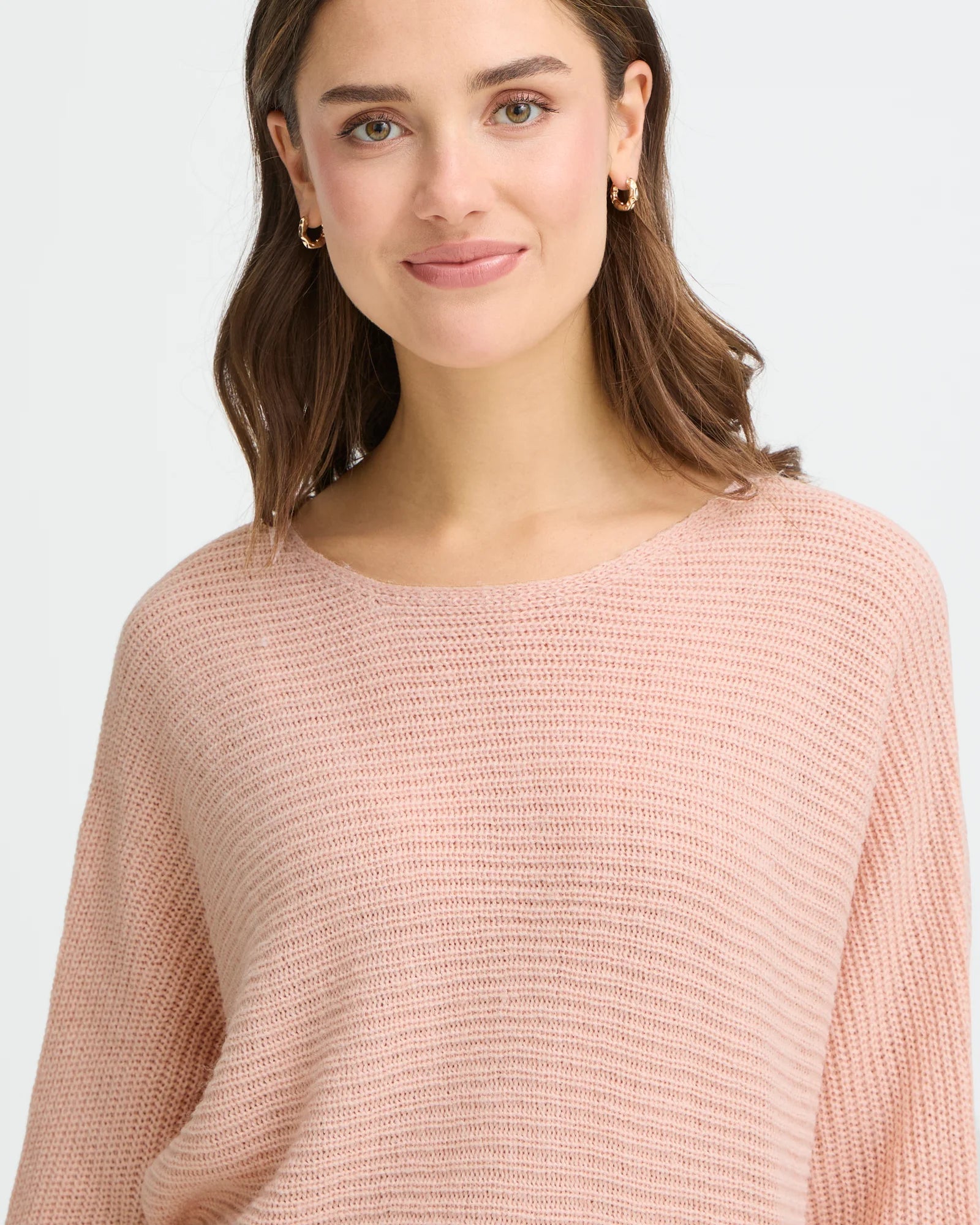 FRERETTA Pullover - Rose Smoke Melange