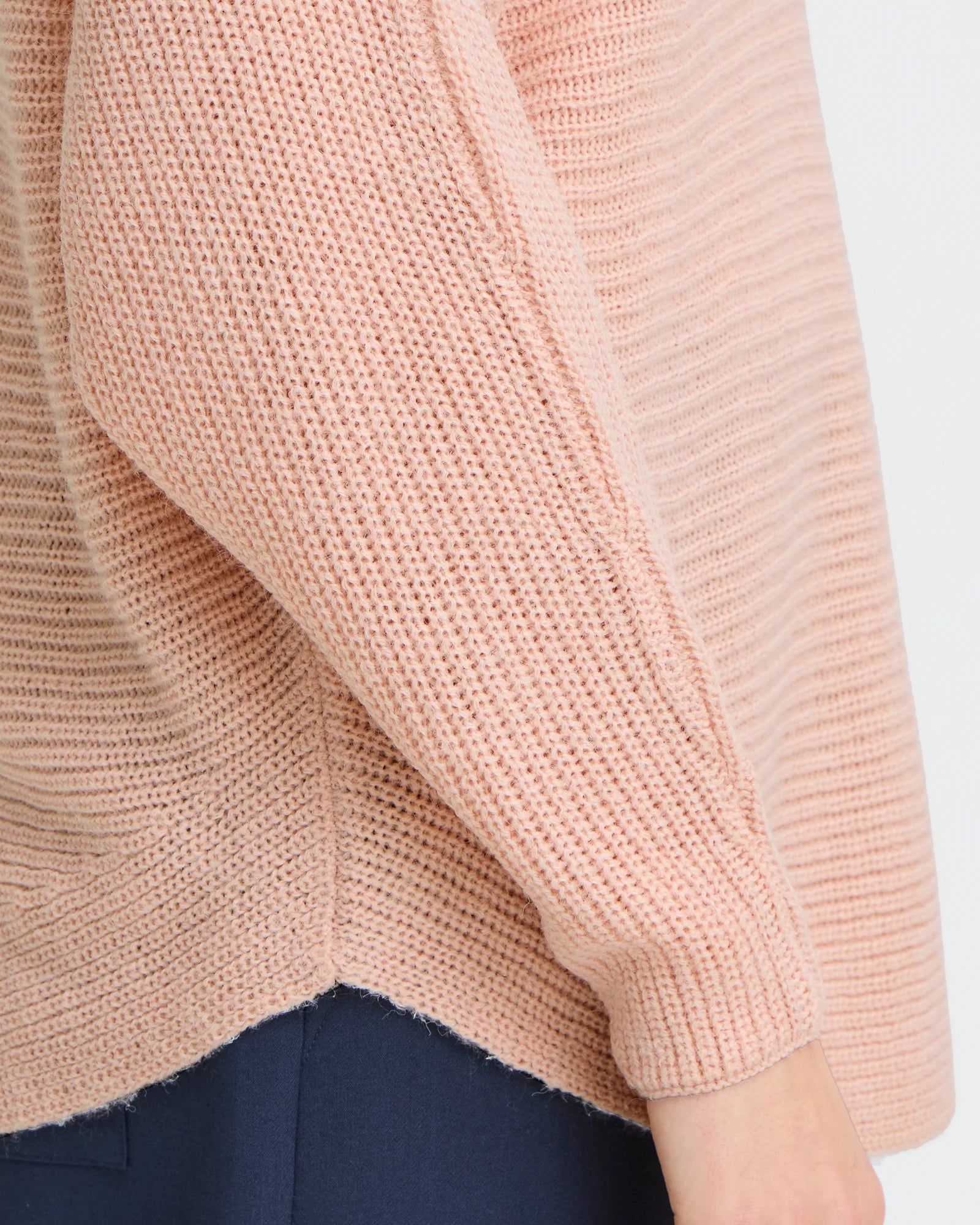 FRERETTA Pullover - Rose Smoke Melange