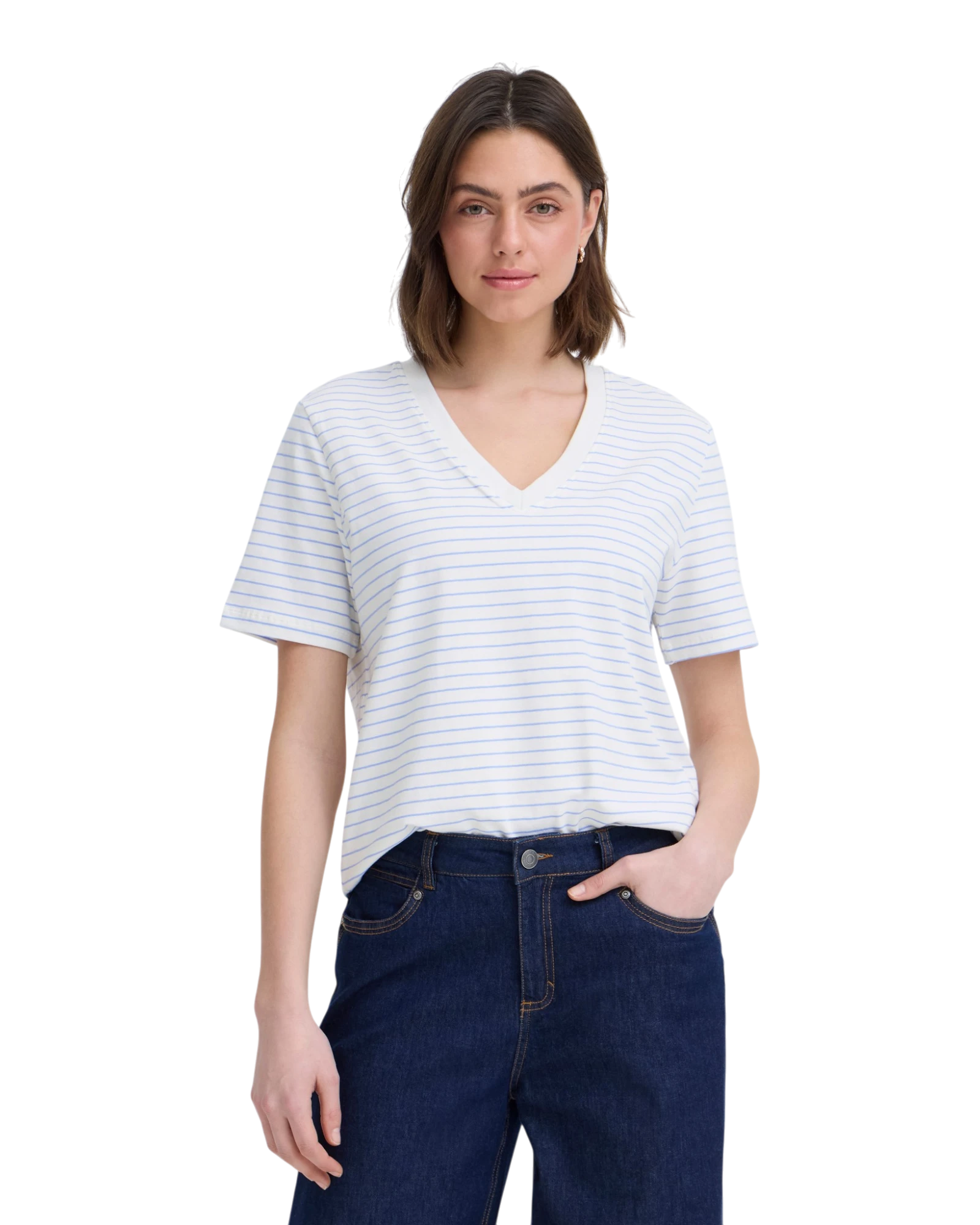 FRFEBA T-Shirt - Hydrangea Stripe
